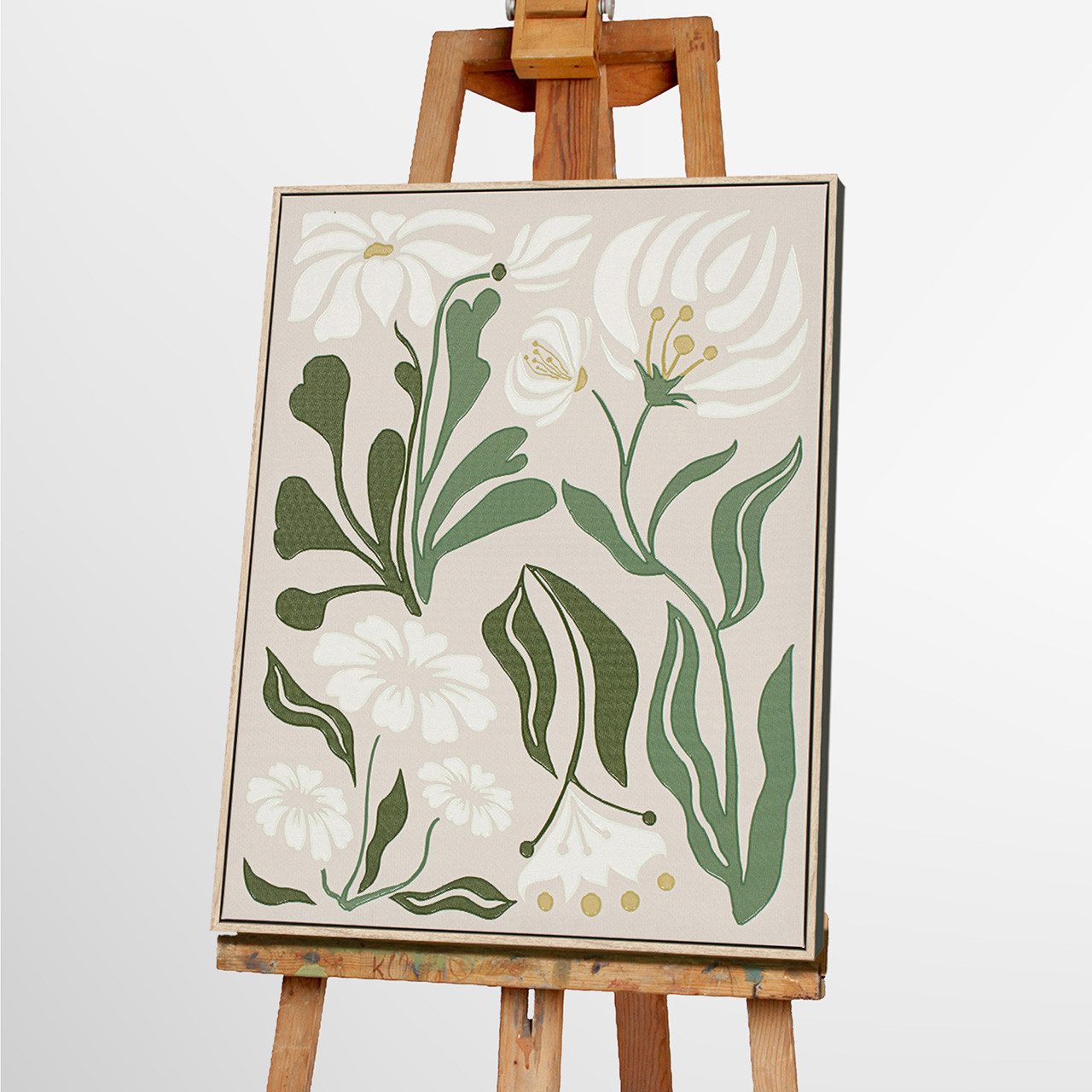 ArtUniverse Gemälde Leinwandbild Natural Flowers 60 x 80 cm, Naturmotiv