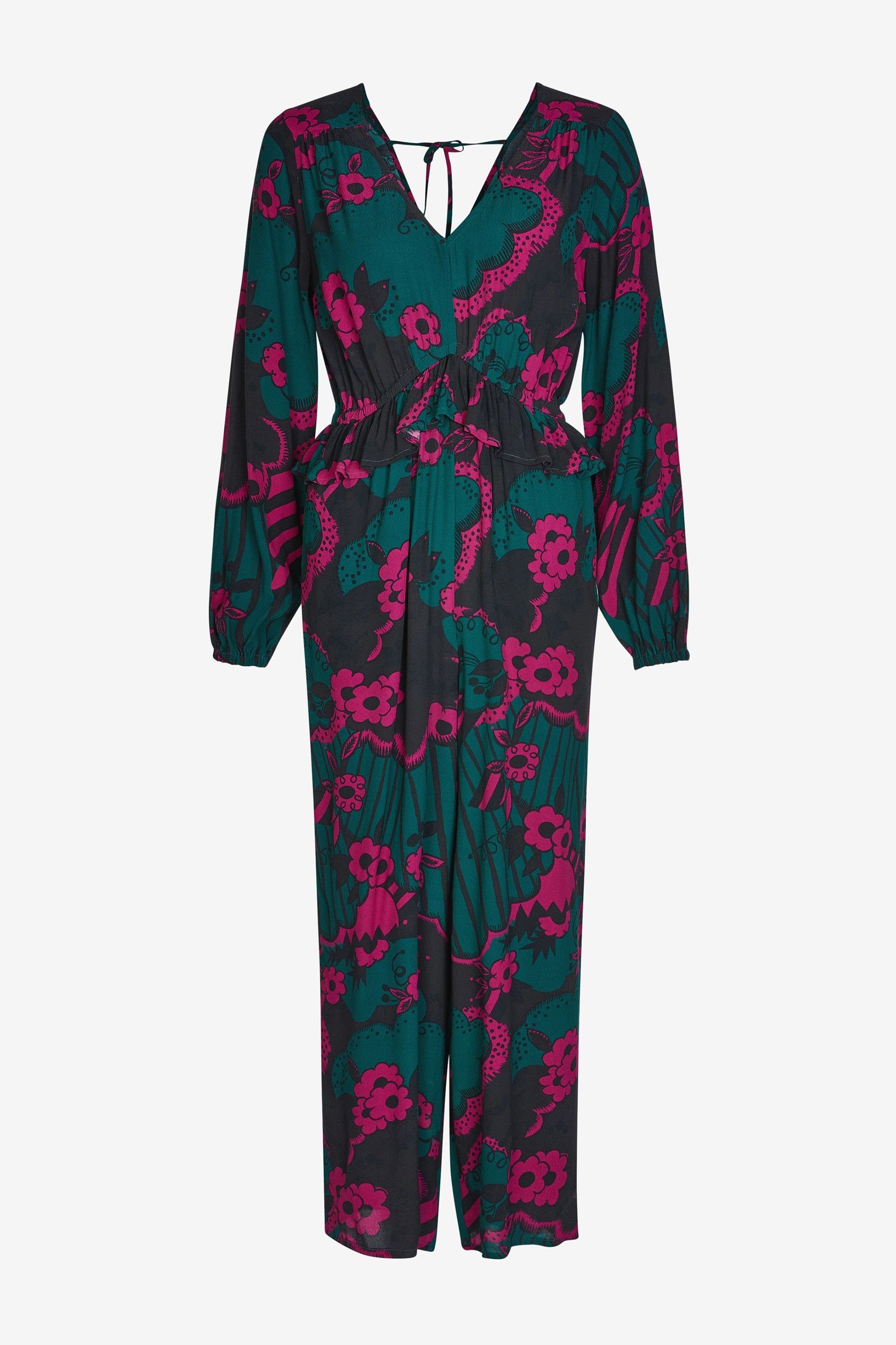 Next Jumpsuit Celia Birtwell Jumpsuit mit Rüschen (1tlg)