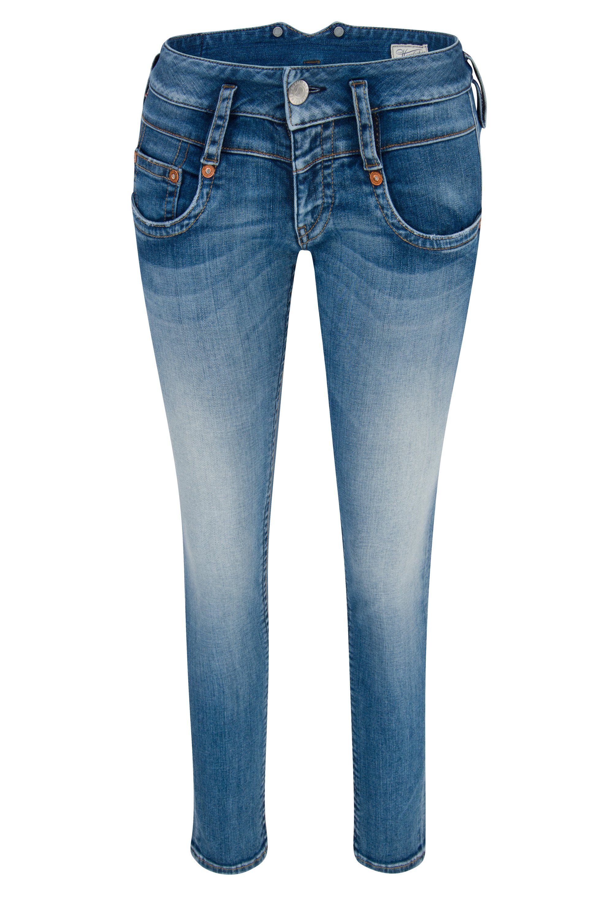 Herrlicher Stretch-Jeans HERRLICHER PITCH Slim Organic Denim faded blue 5303-OD100-666