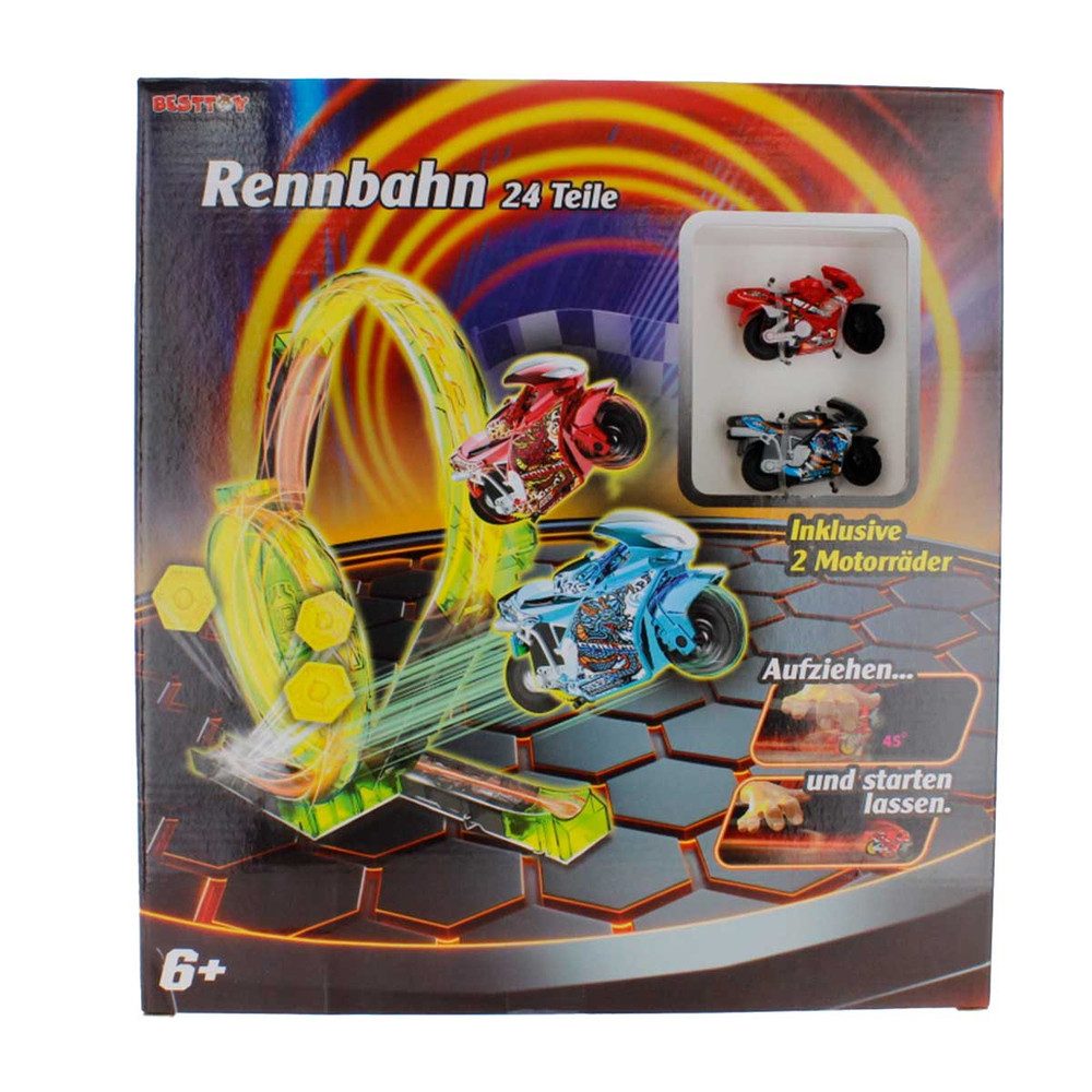 Besttoy Spielzeug-Traktor Besttoy - Rennbahn - 24 Teile