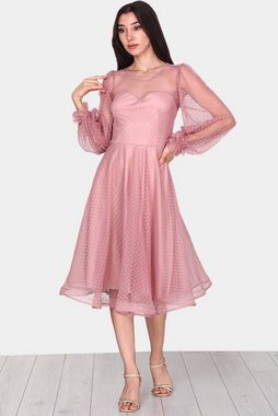 Modabout Abendkleid Kurzes Midikleid Sommerkleid für Damen - NELB0588D5068PDR (1-tlg)