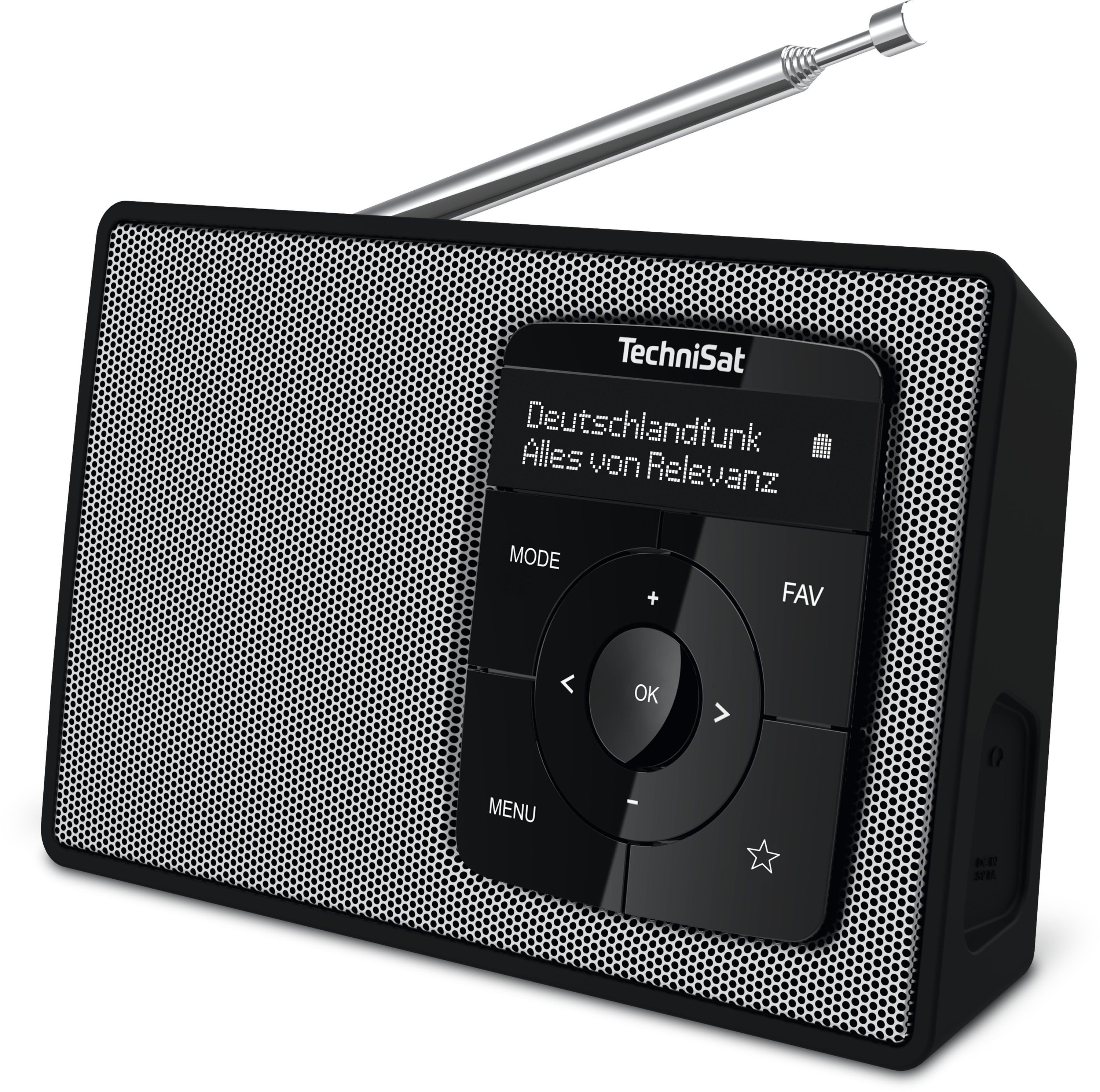 TechniSat DIGITRADIO 2 Digitalradio (DAB) (Digitalradio (DAB), FM-Tuner mit RDS, 1 W, Bluetooth)