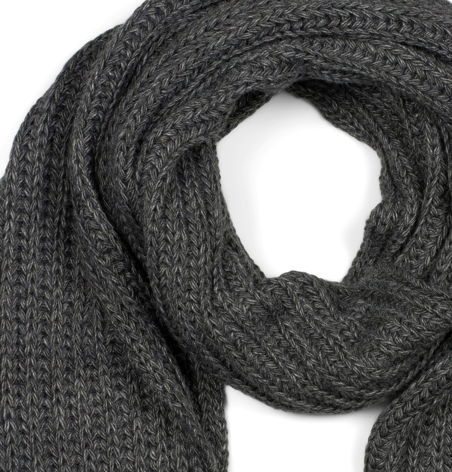 styleBREAKER Strickschal Langer Strick Schal mit günstig online kaufen