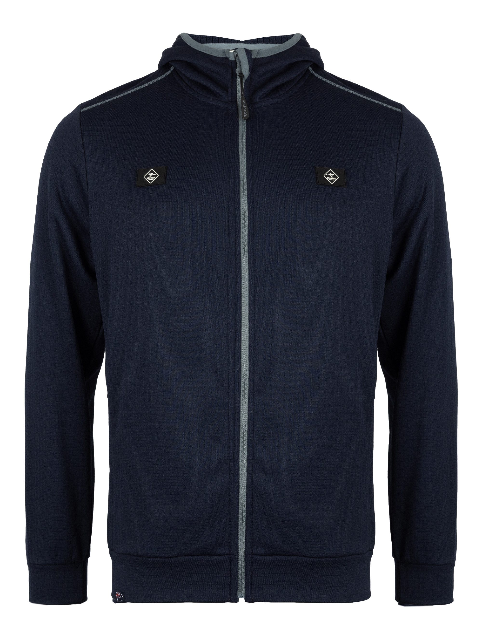 ROADSIGN australia Kurzjacke Autum Fleece Fleecejacke für vielseitige Casual-Looks an kühlen Tagen