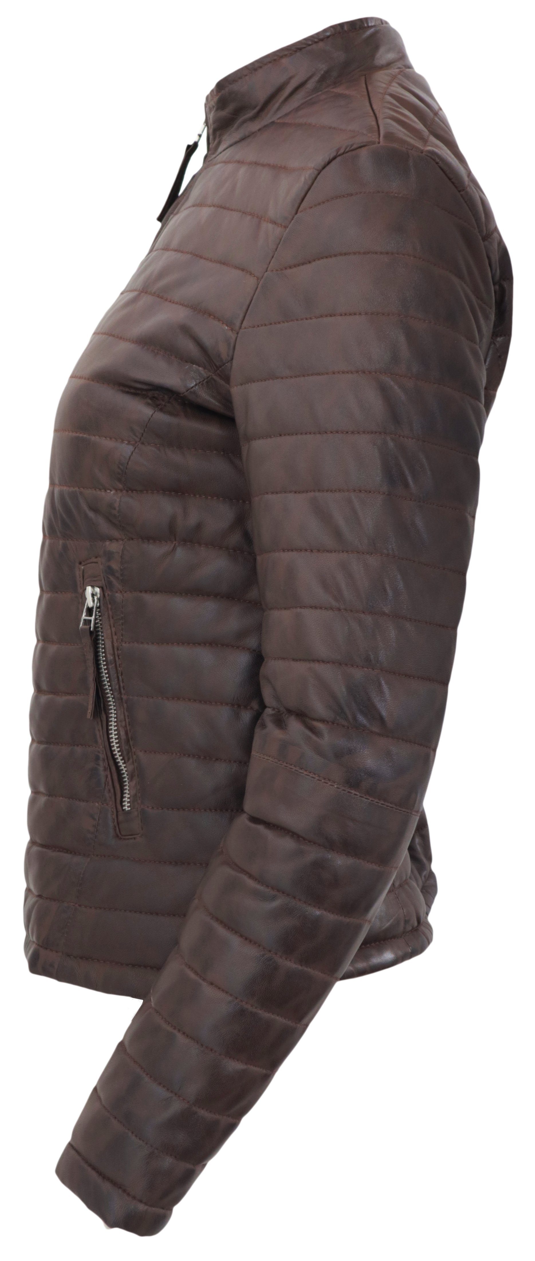 RICANO Lederjacke Padded hochwertiges Lamm Leder günstig online kaufen
