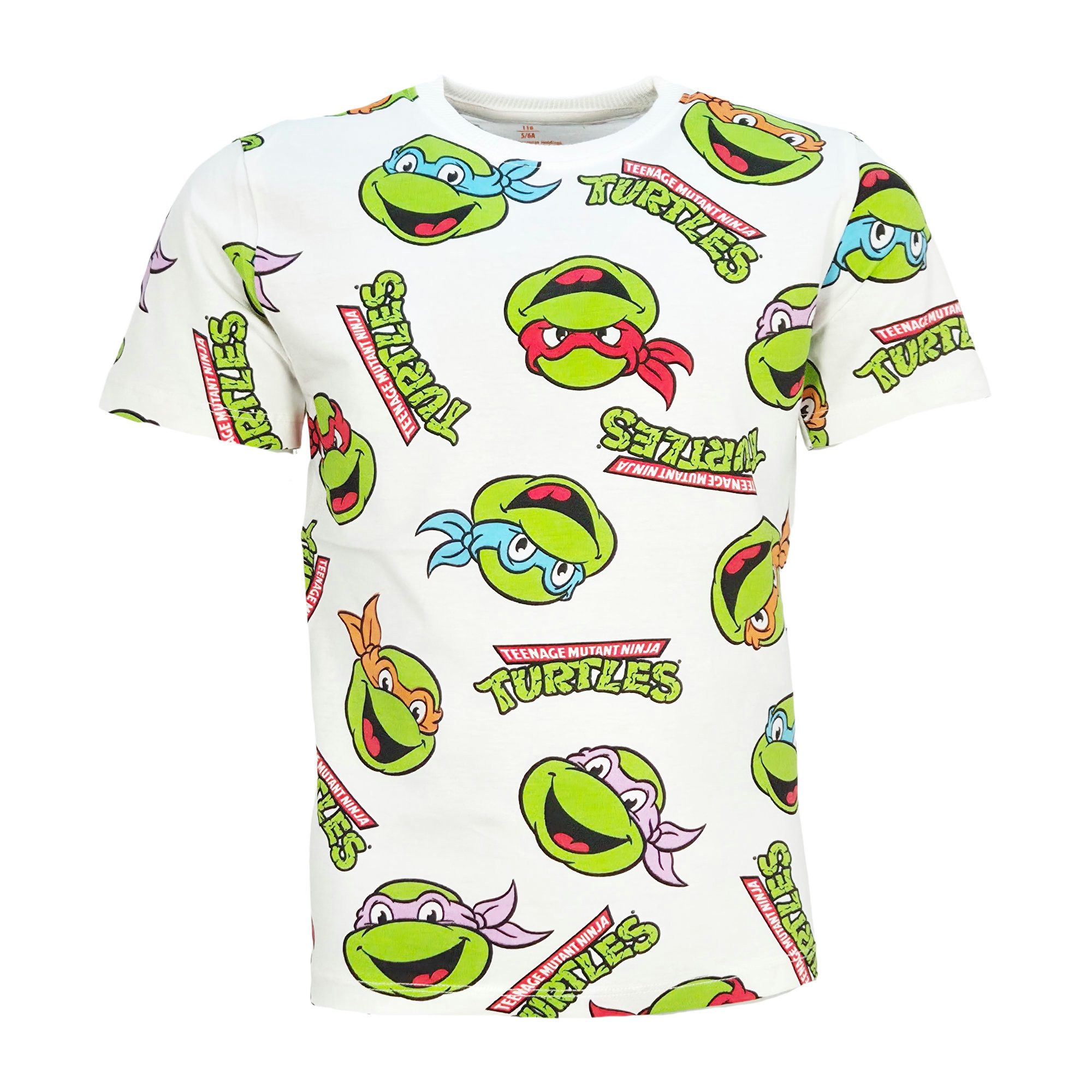 Teenage Mutant Ninja Turtles Print-Shirt Teenage Mutant Ninja Turtles Jungen T-Shirt Kurzarm Shirt 100% Baumwolle, Gr. 104 bis 134