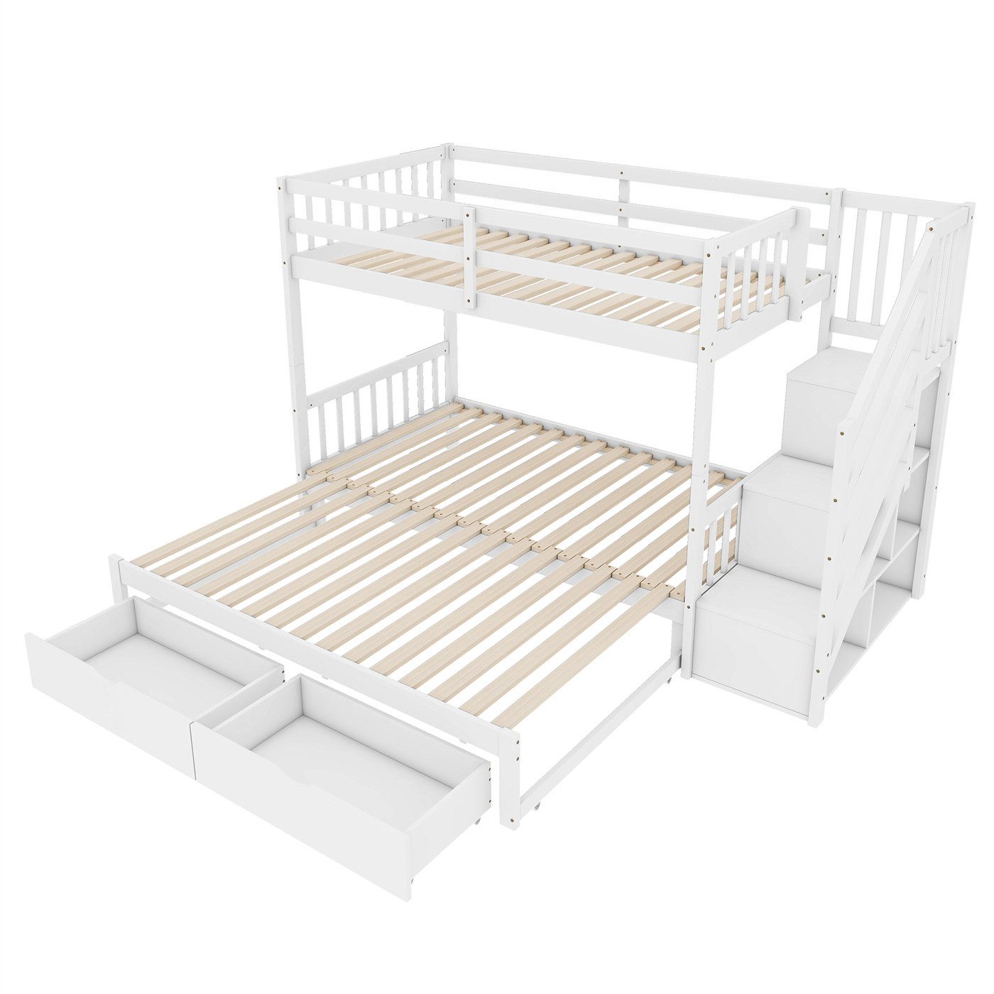 autolock Kinderbett Etagenbett,Kinderbett Hochbett mit Ausziehbett,mit günstig online kaufen
