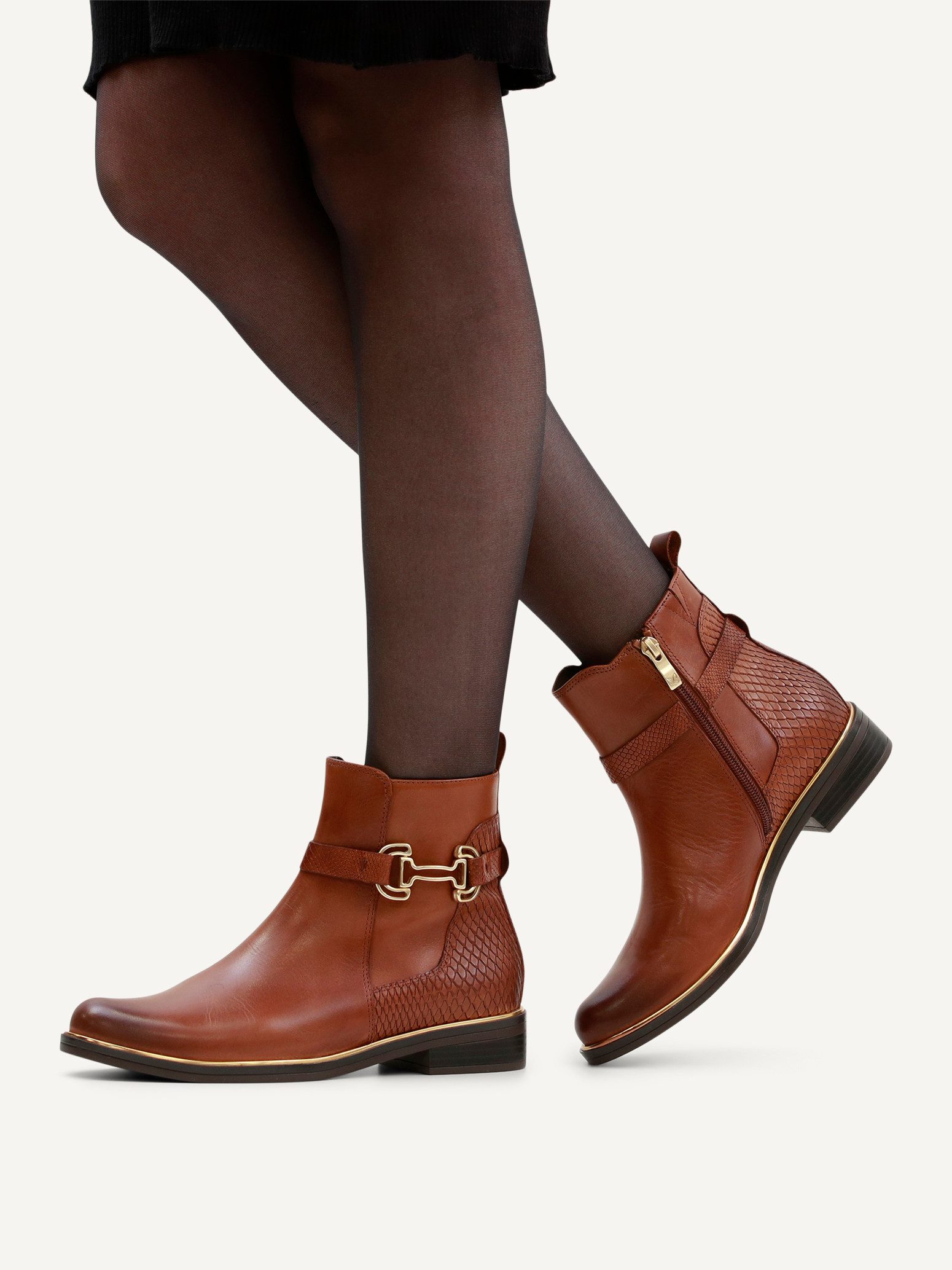 Caprice Stiefelette, Blockabsatz, Businessschuh, Boots mit edlem Schmuckele günstig online kaufen