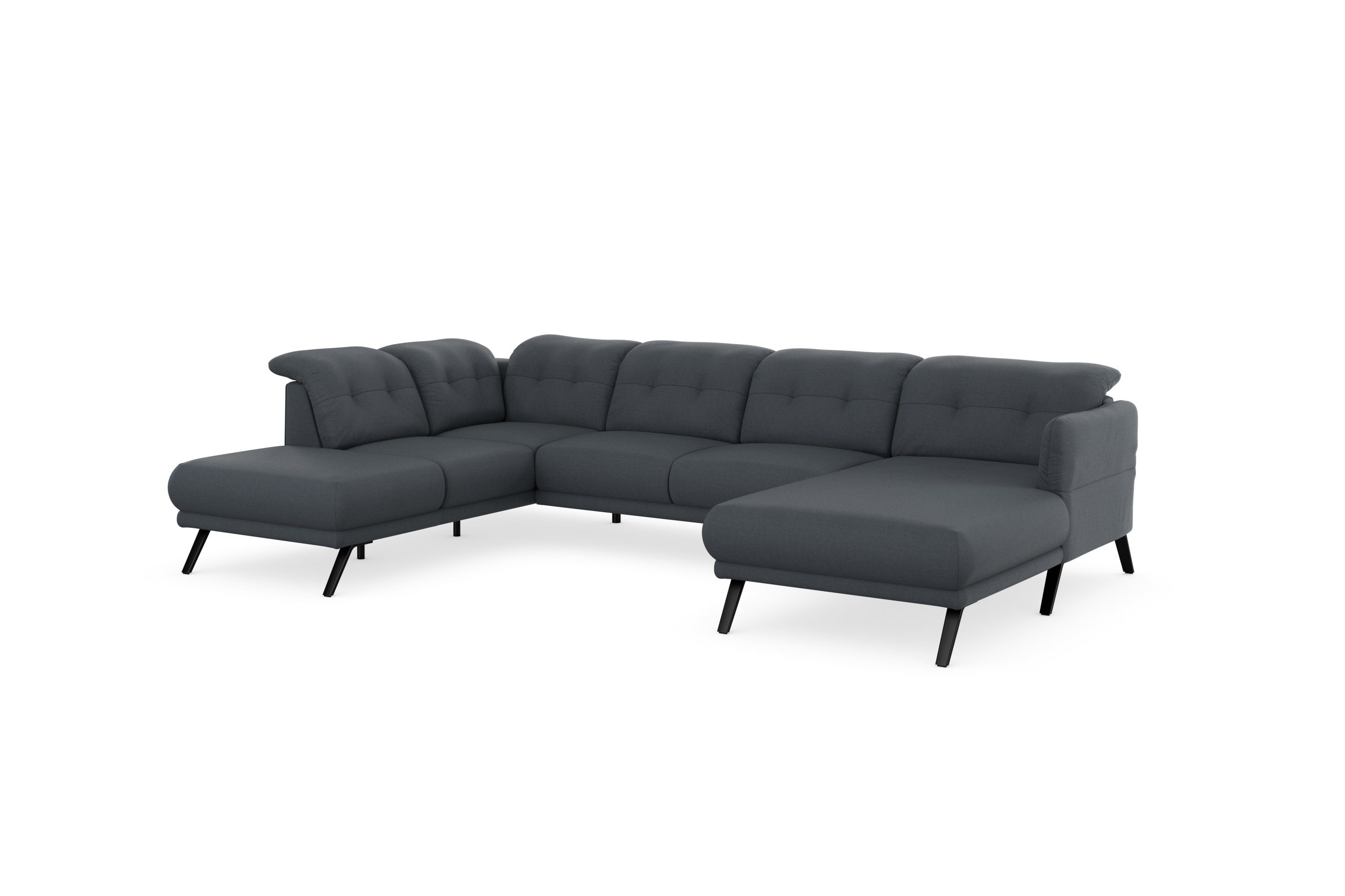 sit&more Wohnlandschaft mit Kopfteilverstellung Wahlweise Armteilfunktion Scandia, und