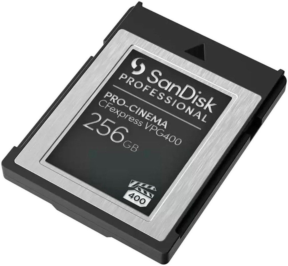 Sandisk PRO-CINEMA CFexpress® VPG400 Typ B 256GB Speicherkarte (256 GB, 1400 MB/s Lesegeschwindigkeit)