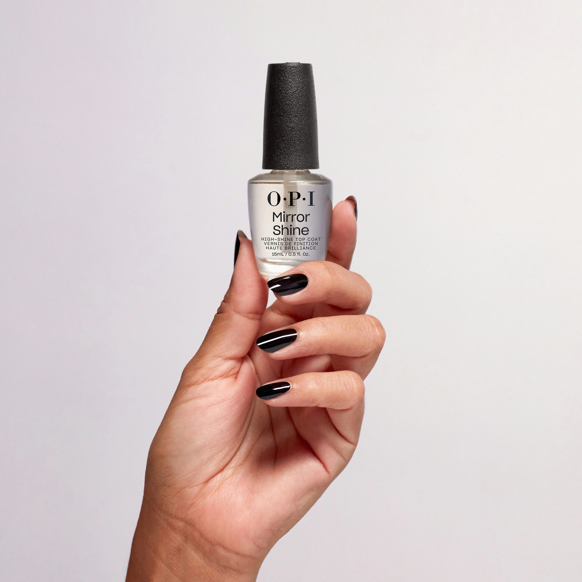 OPI Überlack Mirror Shine Top Coat, schützend, hochglänzendes Finish, splitterfrei, schnelltrocknend