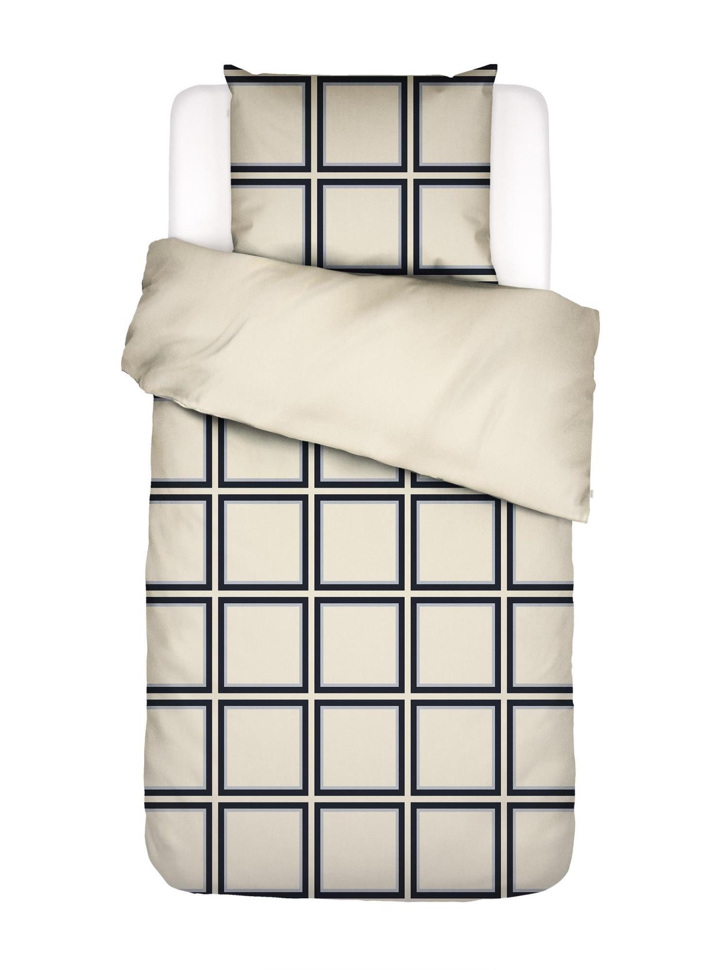 Essenza Bettwäsche Luca, Satin, 2 teilig, mit karo muster