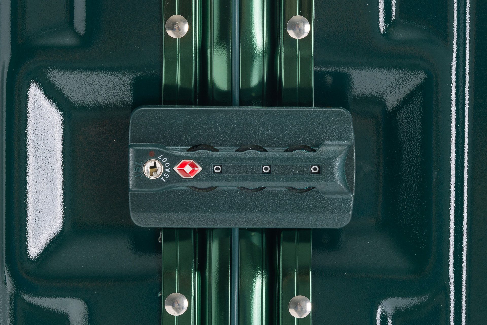 Travelhouse Trolleyset London, 4 Rollen, (3 tlg), TSA Zahlenschloss Alu-Rahmen Schnappverschluss Polycarbonat-Hartschale