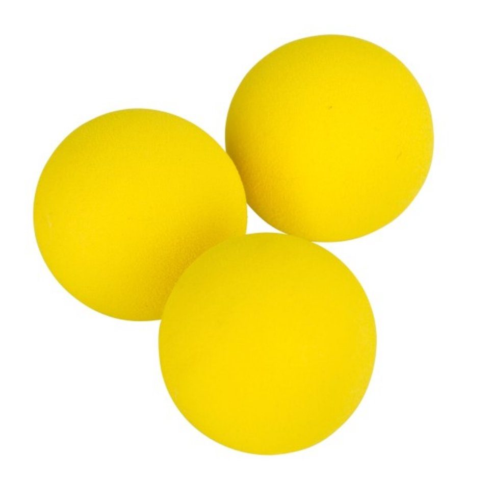 Tierball Schaumstoffball Ø 4,5 cm gelb 81646