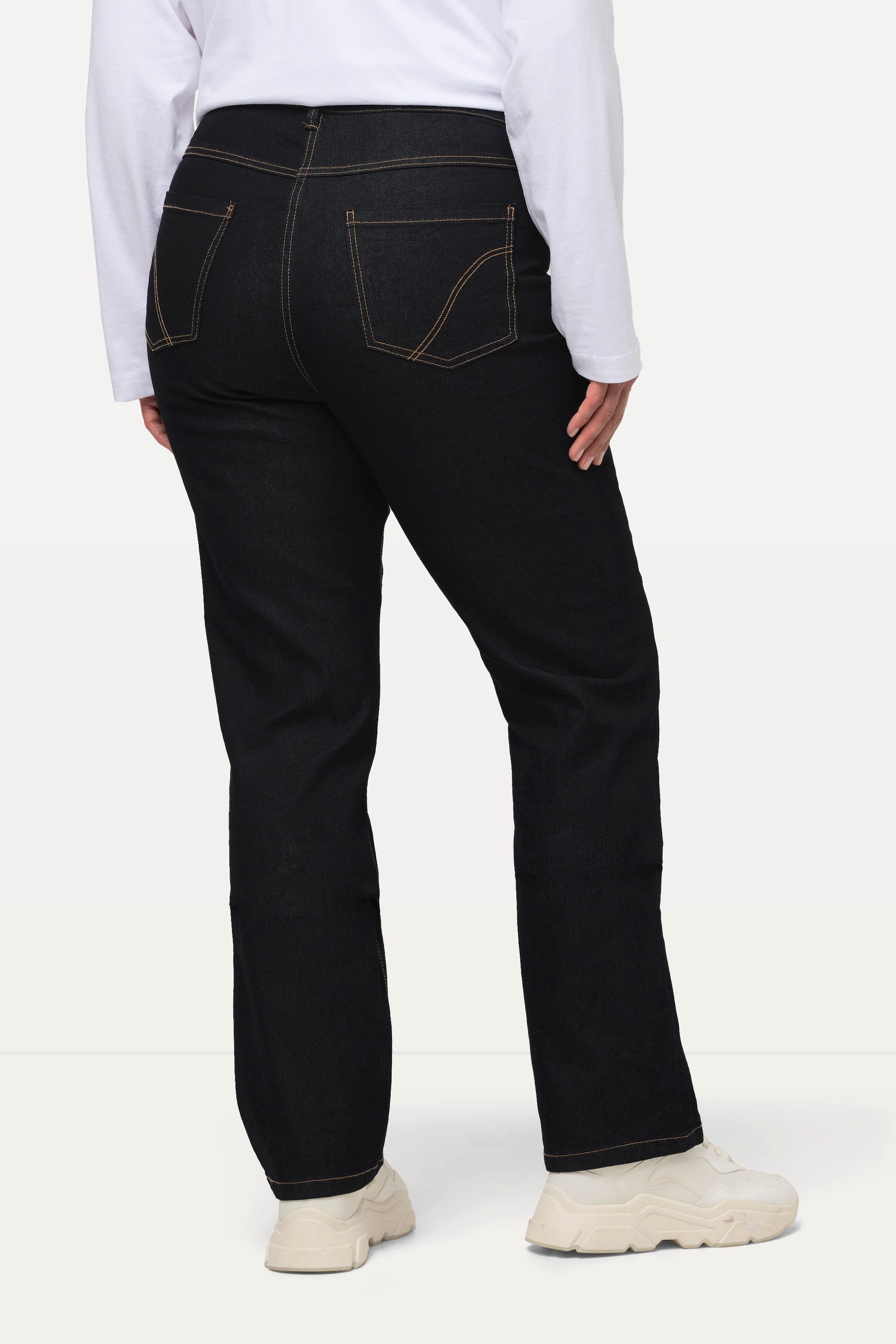Ulla Popken Funktionshose Jeans Mandy gerades Bein Stretch 5-Pocket-Form