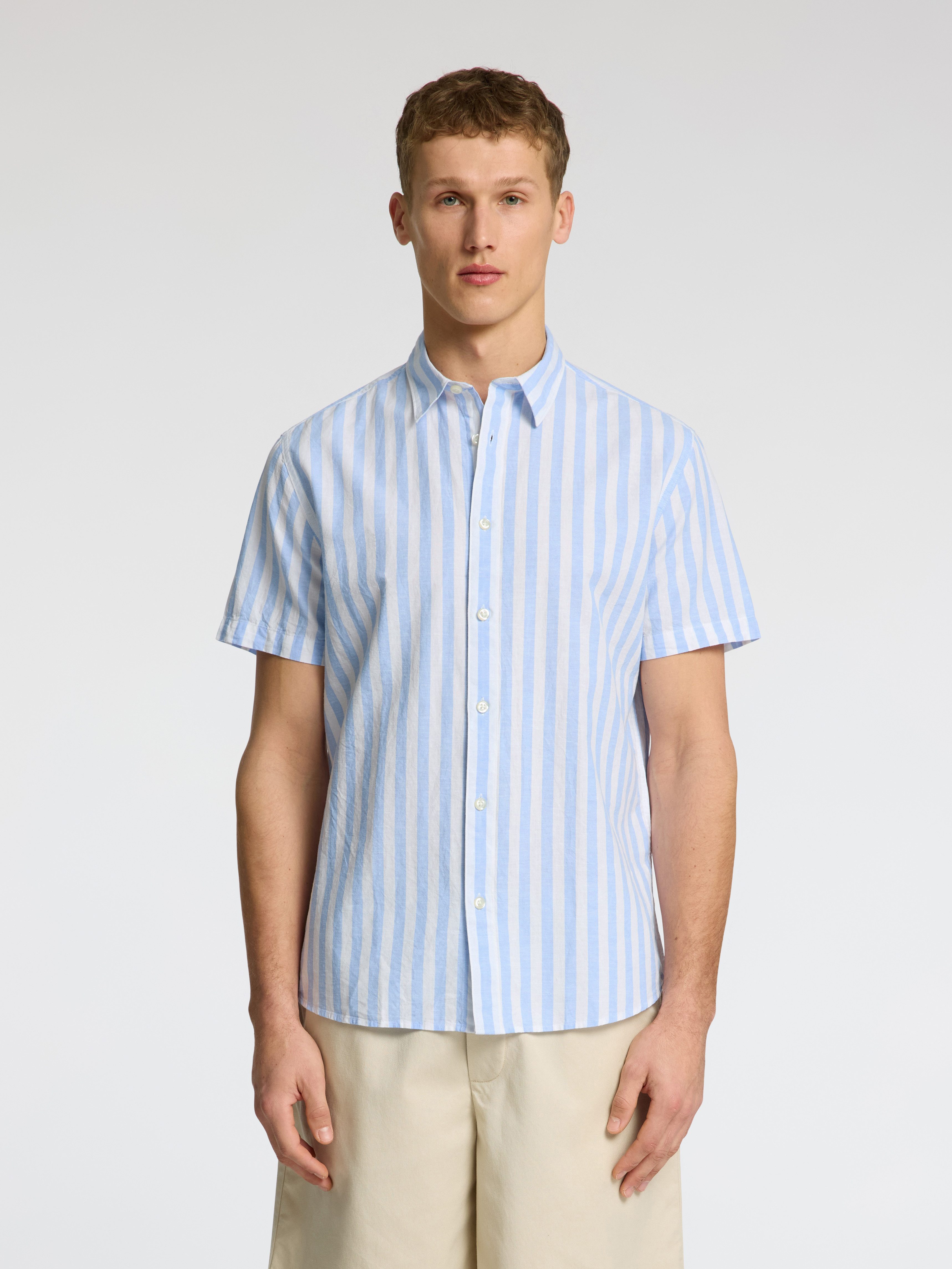SELECTED HOMME Kurzarmhemd SLHREG-SUN SHIRT SS günstig online kaufen