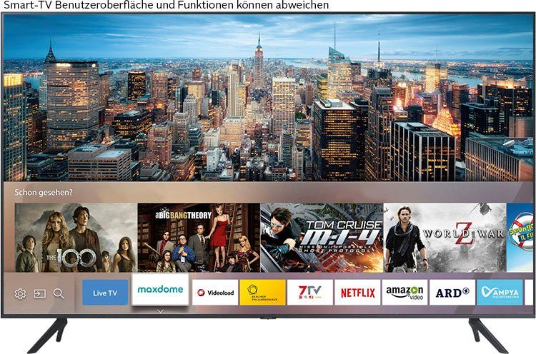 Hub) & Zoll, Gaming Smart-TV, 4K, Samsung PurColor, Smart LED-Fernseher Prozessor Hub (214 cm/85 Crystal GU85CU7179U