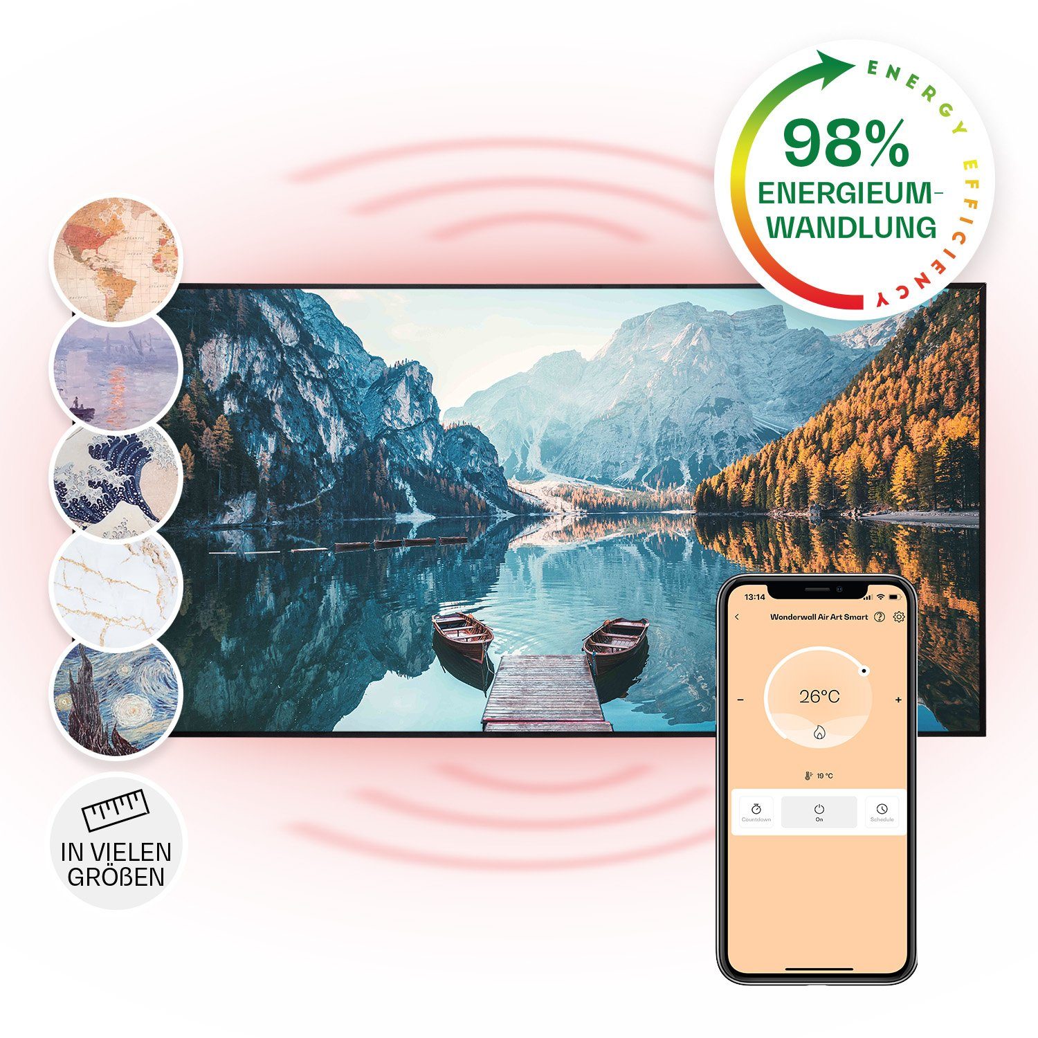 Klarstein Heizkörper Wonderwall Air Art Smart günstig online kaufen