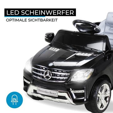 Actionbikes Motors Elektro-Kinderauto elektrisches Kinder Fahrzeug Auto Mercedes Benz ML 350 Fernbedienung, Belastbarkeit 35 kg, (1-tlg), Kinderelektroauto - Spielzeug - Bremsautomatik - ab 3 Jahre