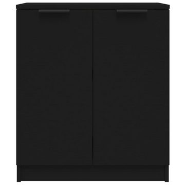 furnicato Sideboard Schwarz 60x30x70 cm Holzwerkstoff