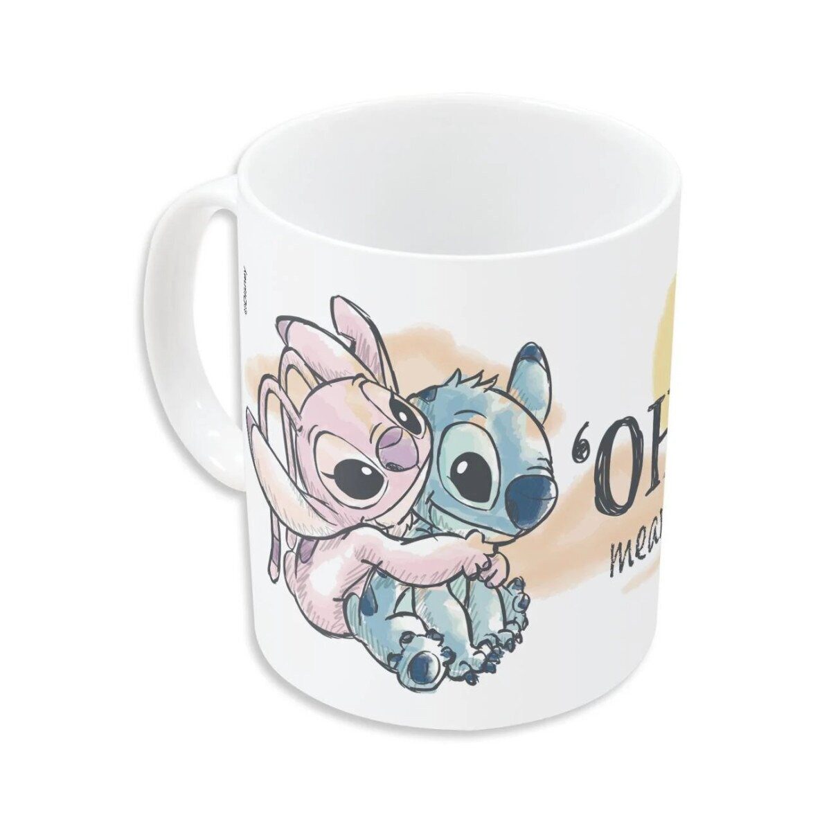 Lilo & Stitch Tasse Disney Lilo und Stitch Family Porzellantasse 325 ml, 1-tlg.