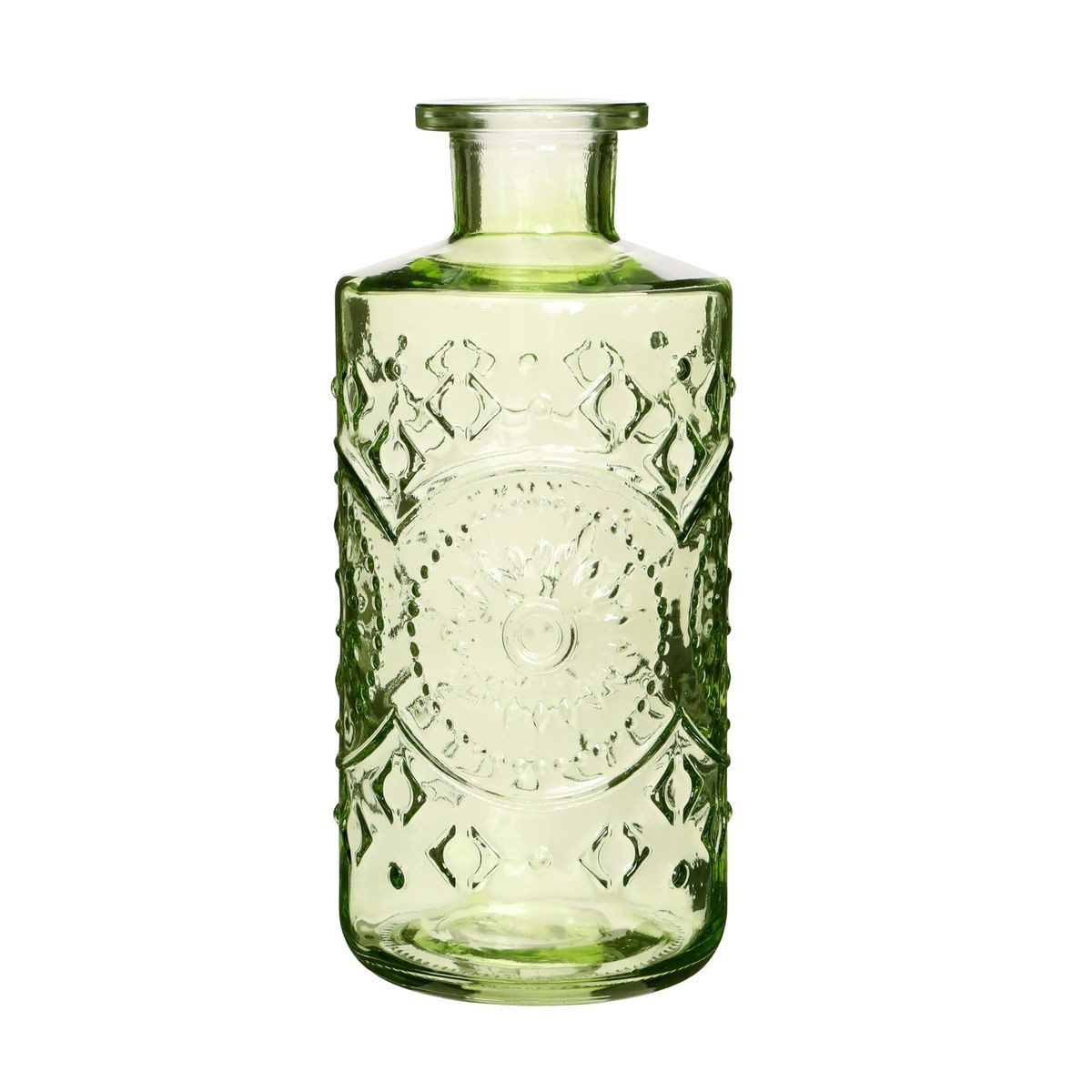NaDeco Dekovase Glasvase "Berlin" in Hellgrün, Höhe 21cm, Durchmesser 9cm günstig online kaufen