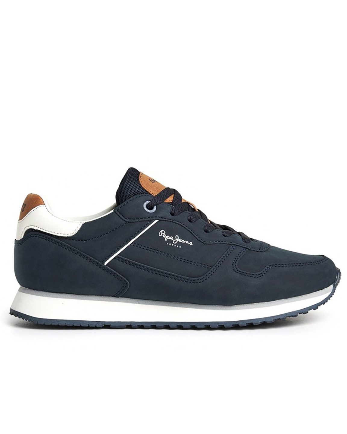 Pepe Jeans Navy Kunstleder Sneaker - günstig online kaufen
