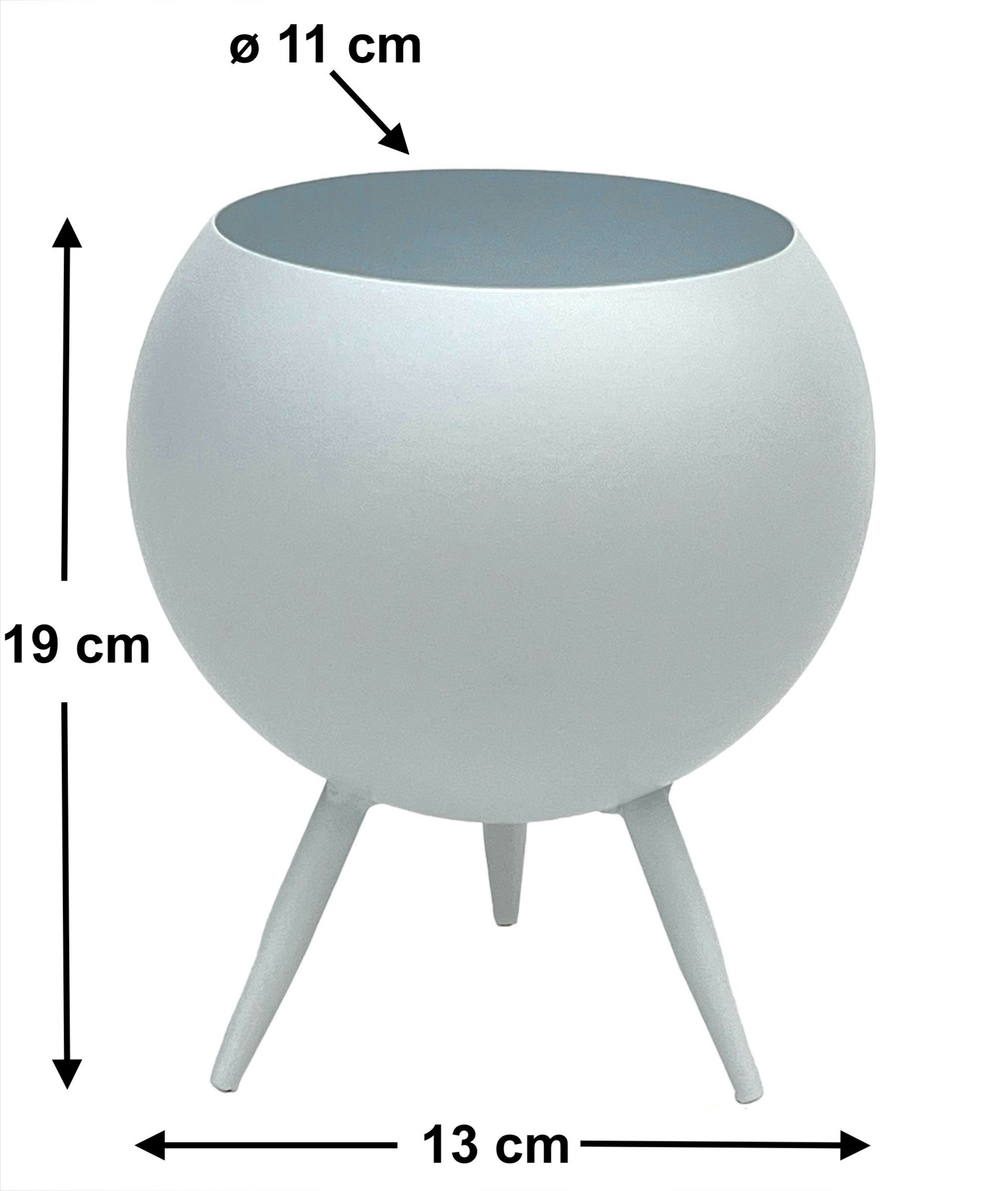 DanDiBo Blumenhocker Blumenhocker Metall mit Topf Weiß 27-19 cm Blumenständ günstig online kaufen