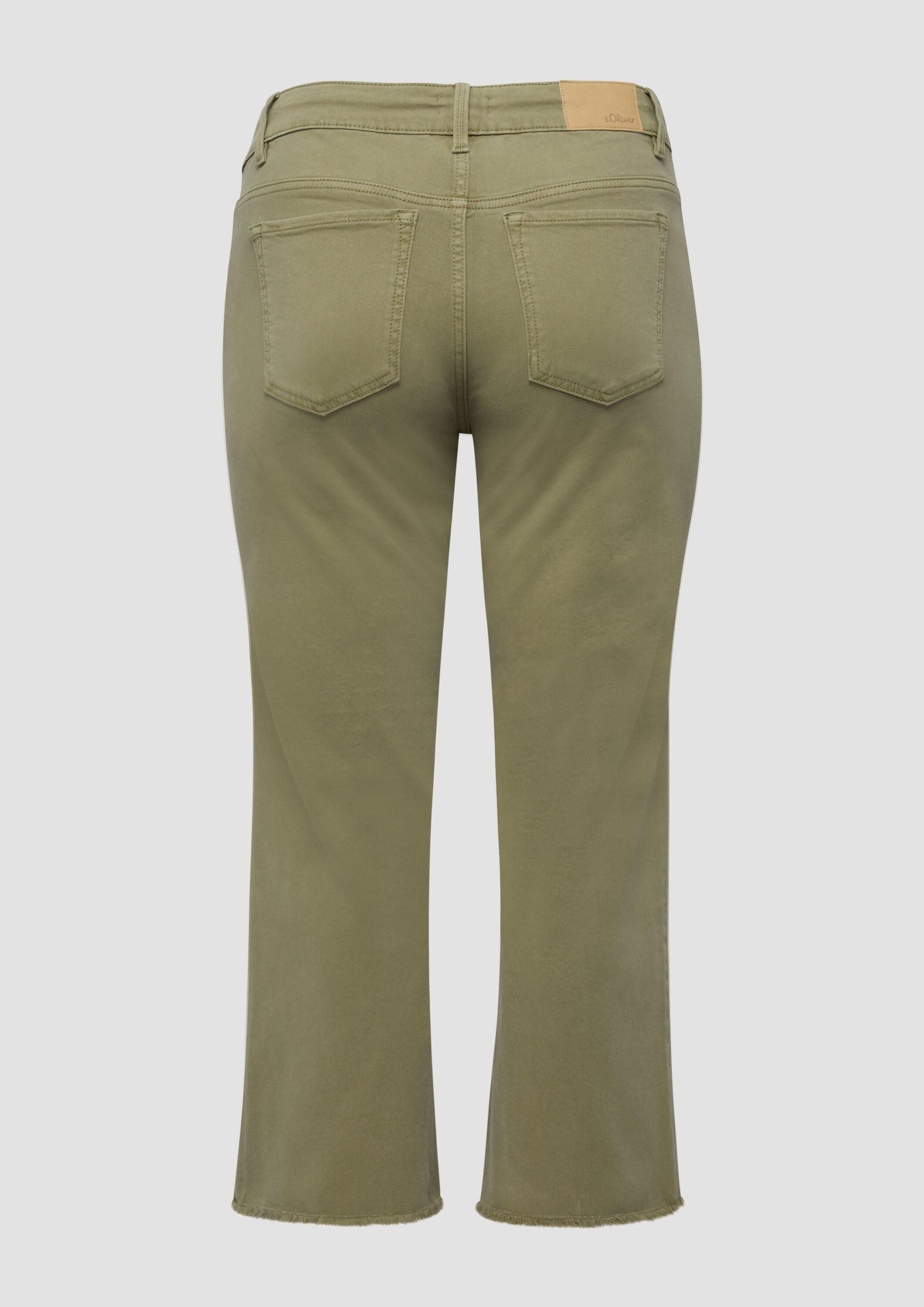 s.Oliver Regular-fit-Jeans Jeans-Hose Cropped Jeans / Straight Fit / Mid Rise / Straight Leg