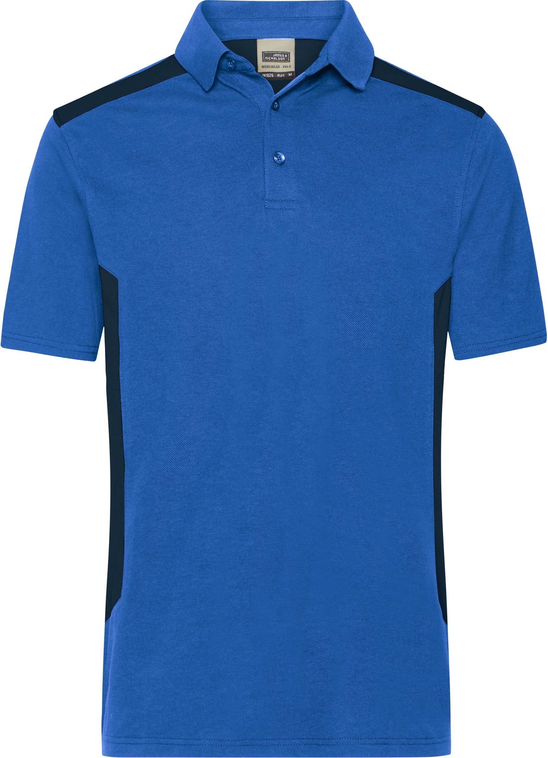 Nicholson Herren royal/navy Poloshirt - James Workwear & Strong Polo