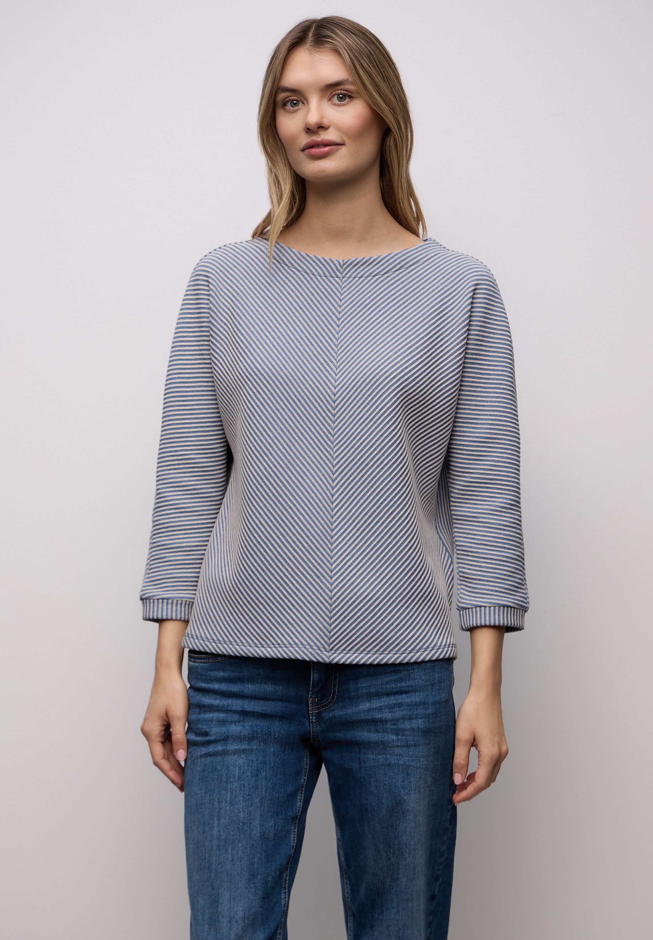 STREET ONE 3/4-Arm-Shirt mit 3/4 Ärmeln