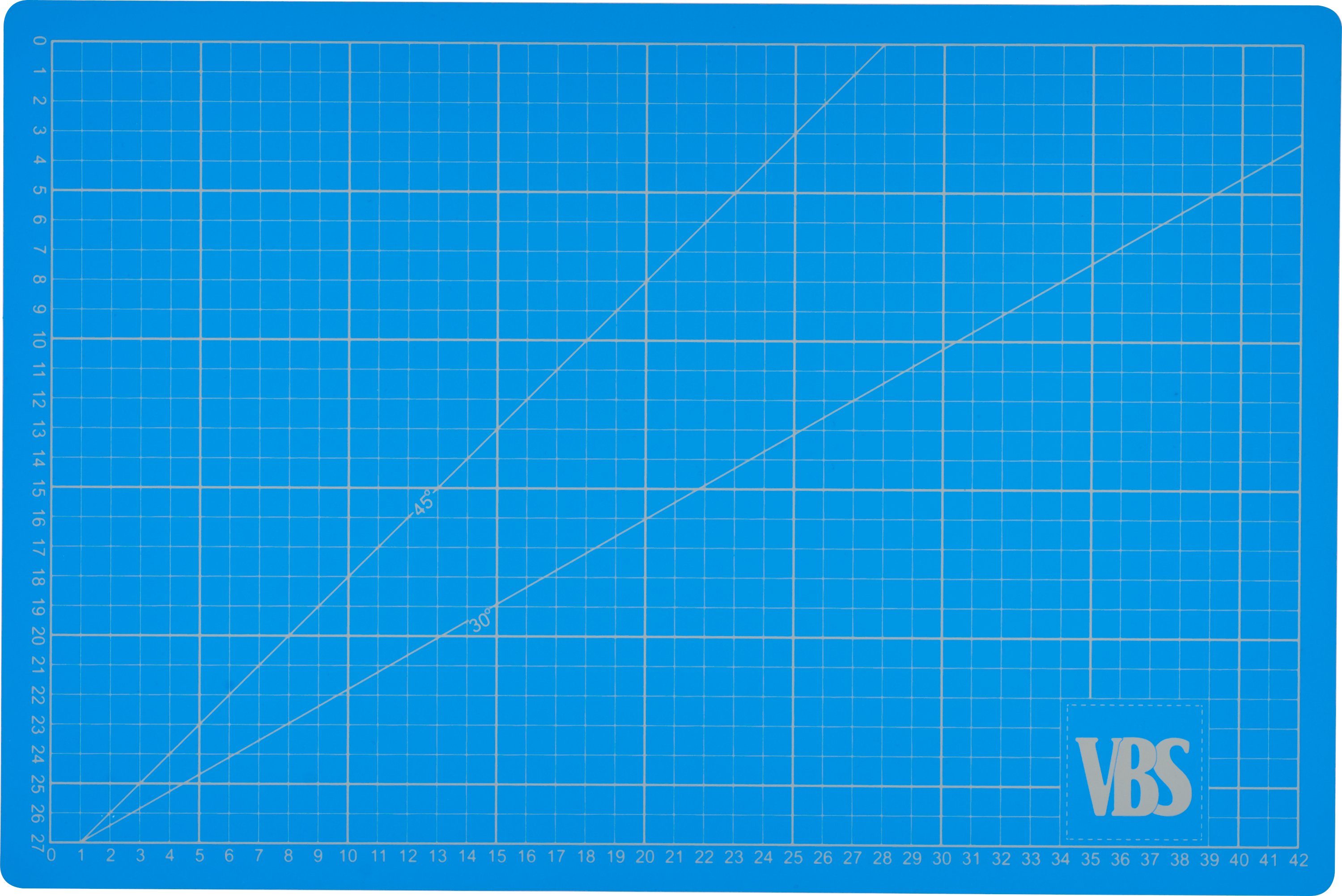 VBS Schneideunterlage Hobby, Blau, 3 mm stark
