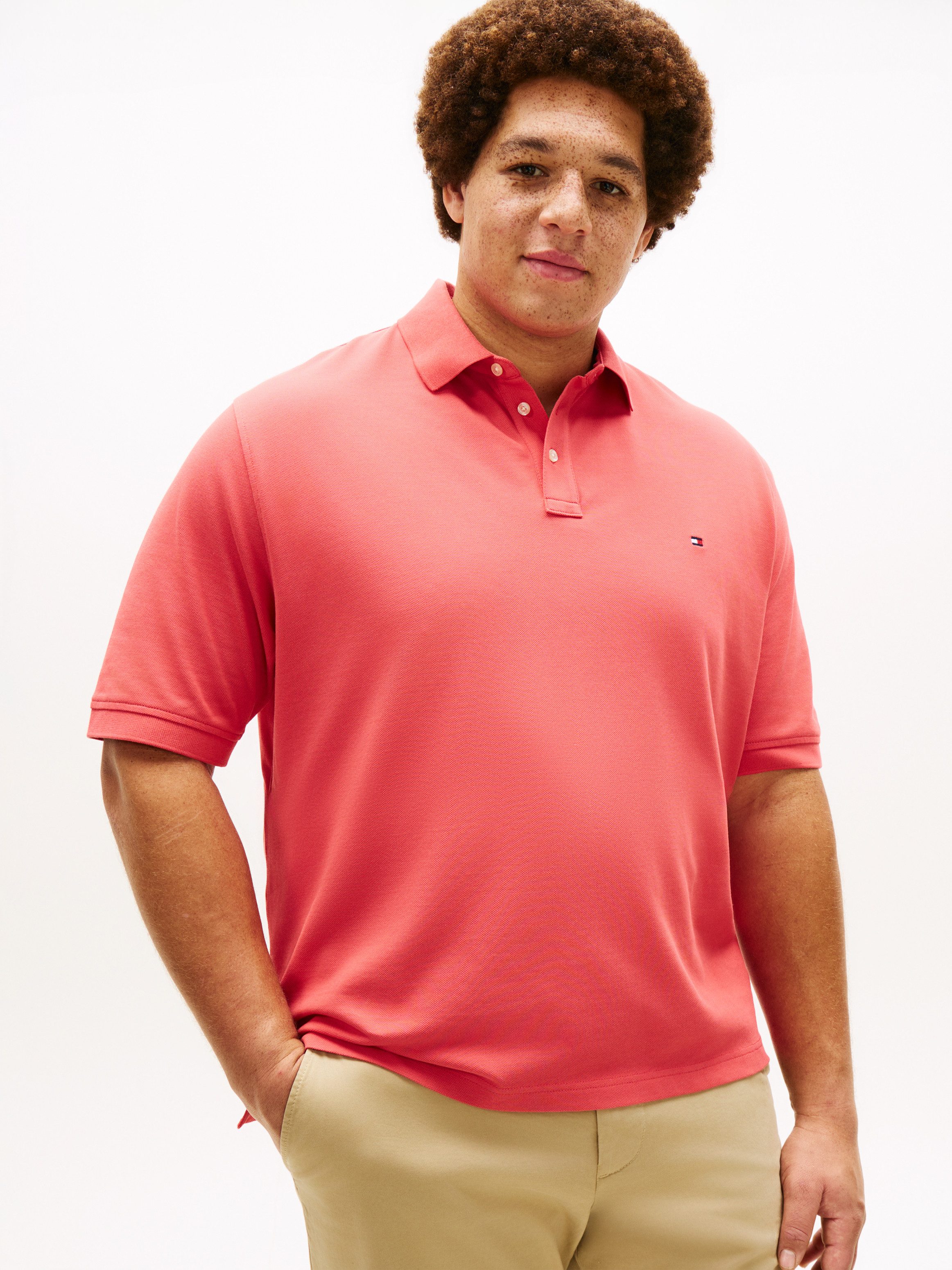 Tommy Hilfiger Big & Tall Poloshirt 1985 - REGULAR elastisch, Regular Fit für große Größen