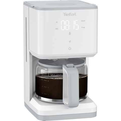 Tefal Filterkaffeemaschine CM6931 Sense, 1,25l Kaffeekanne, Digital-Anzeige, Glaskanne mit Deckel, Kapazität für 10 - 15 Tassen