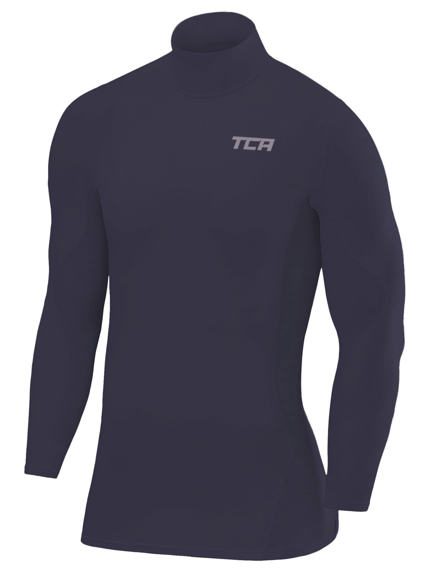 TCA Trainingsshirt TCA Herren SuperThermal Baselayer Langarmshirt - Dunkelg günstig online kaufen