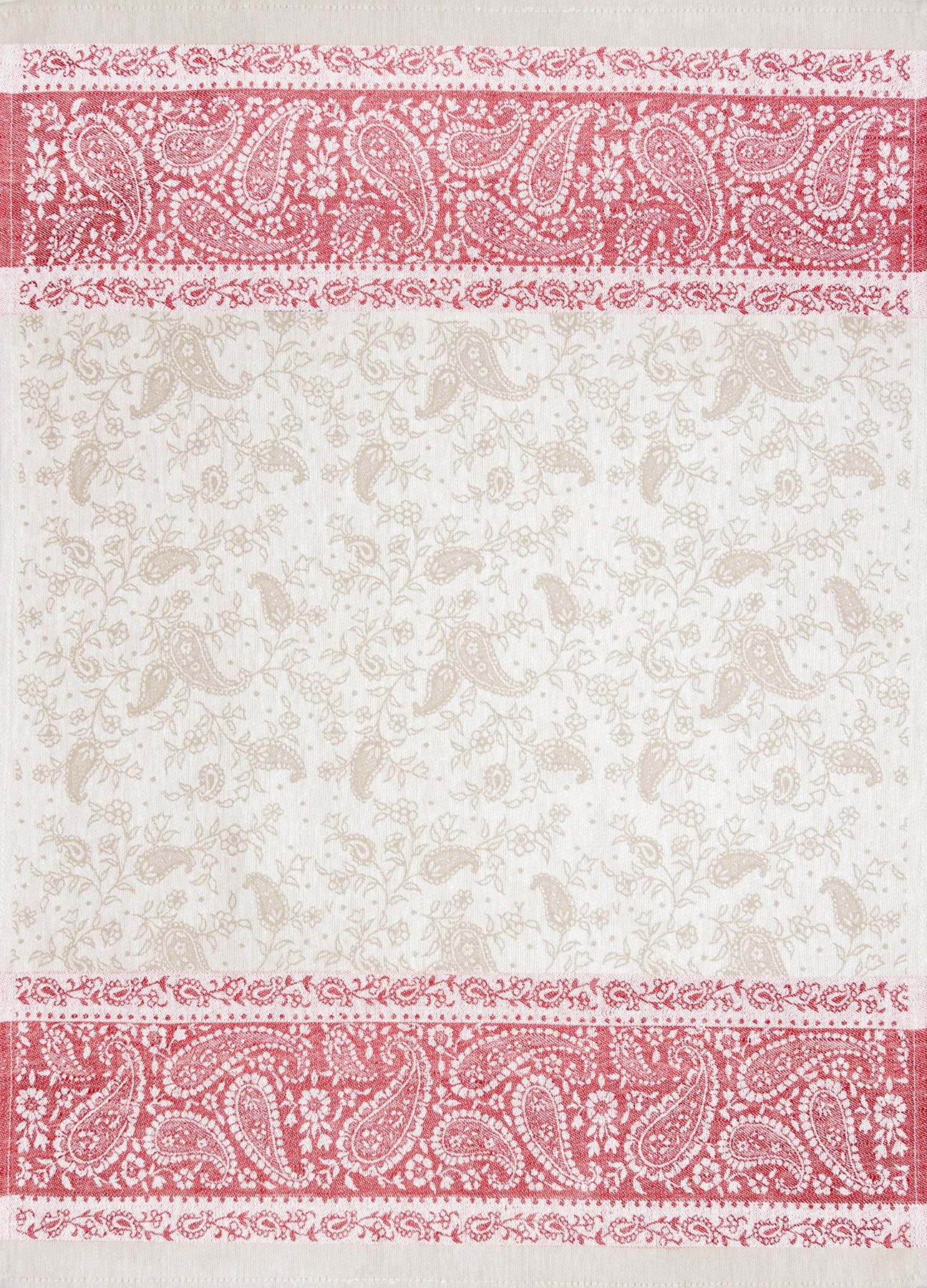 Pack cm, Set), Stück), (Set, Halbleinen 4er x 4-tlg., 50 70 Geschirrtuch Paisley, (4 ca. Geschirrtücher Kracht Jacquard