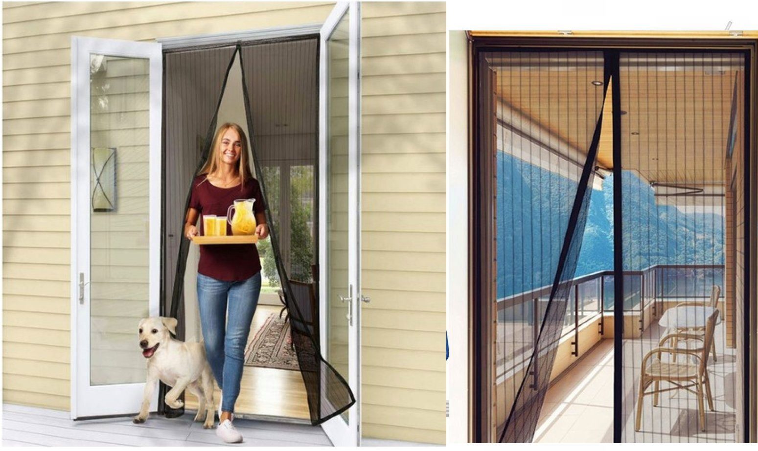 ISO TRADE Insektenschutz-Fensterrahmen Magnet Fliegengitter Tür günstig online kaufen