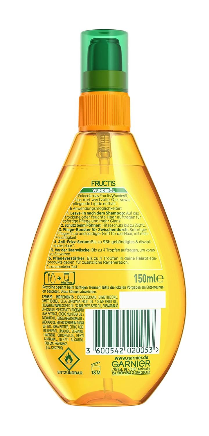 GARNIER Haaröl Fructis Oil Repair Wunder-Öl, 1-tlg.