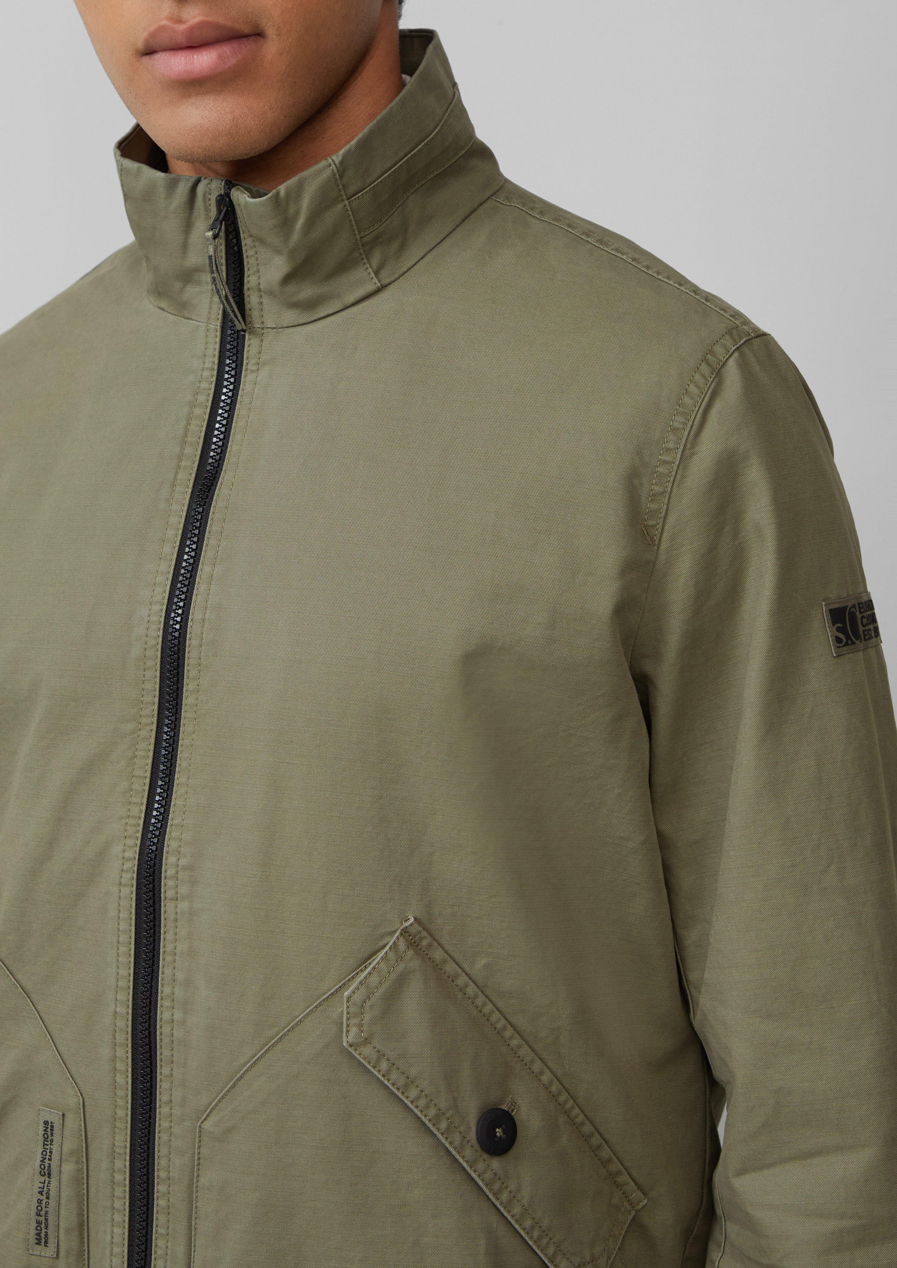 s.Oliver Allwetterjacke Hochwertiger Baumwoll-Blouson mit Kontrast-Details günstig online kaufen