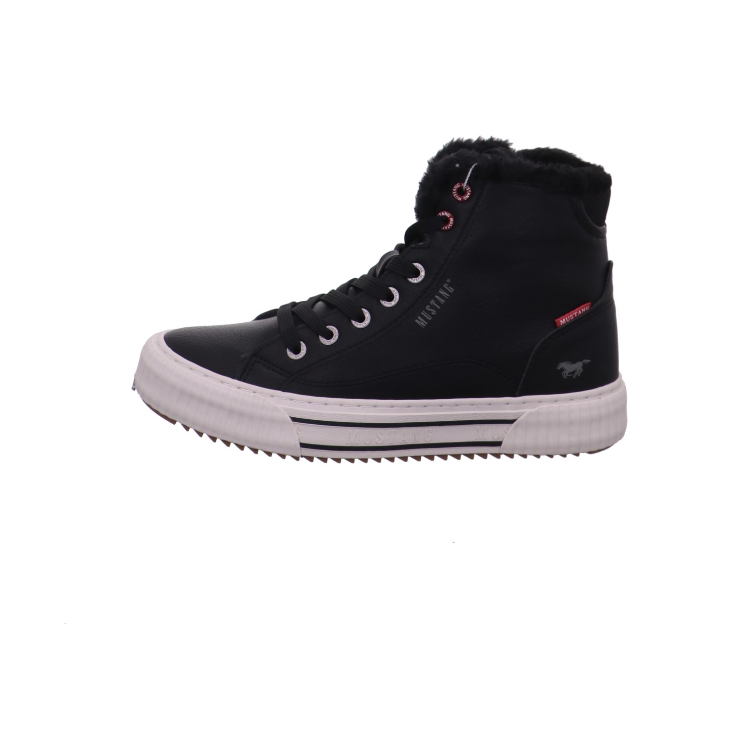 Mustang Shoes Mustang schwarz Schnürstiefelette günstig online kaufen