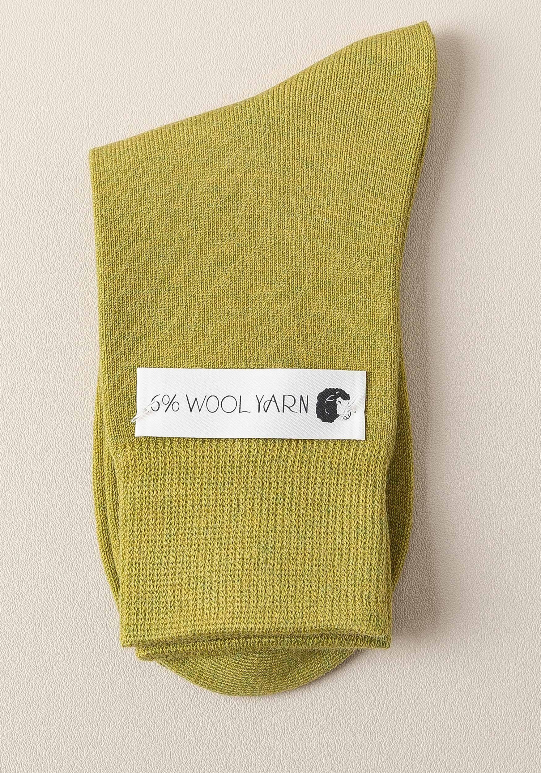MAGICSHE Thermosocken Damen warm mittlerer Länge Socken aus Wolle für kalte Tage 3 Paar (2-Paar) Grün