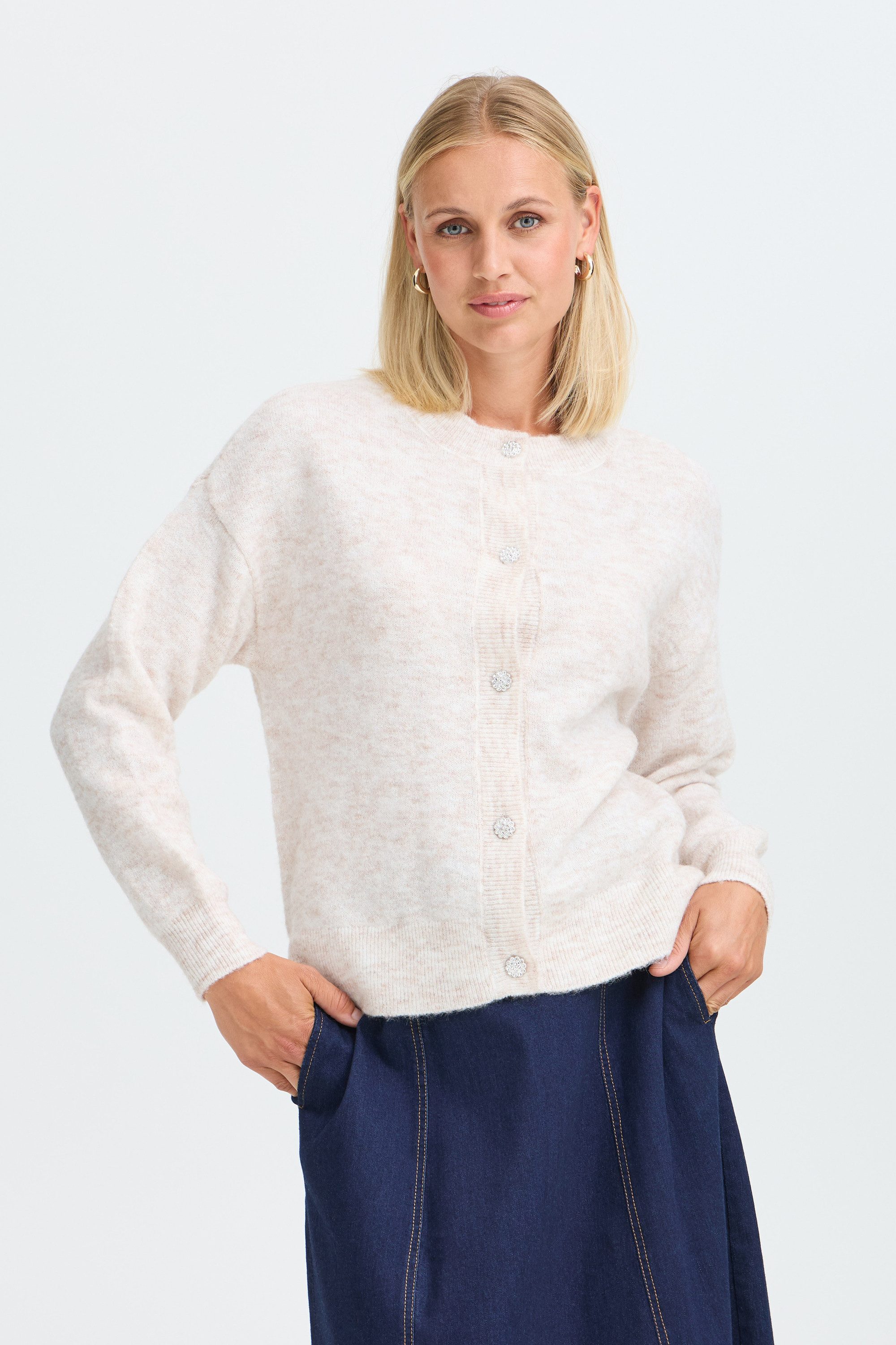 fransa Cardigan Strick-Cardigan langarm FRSANNY