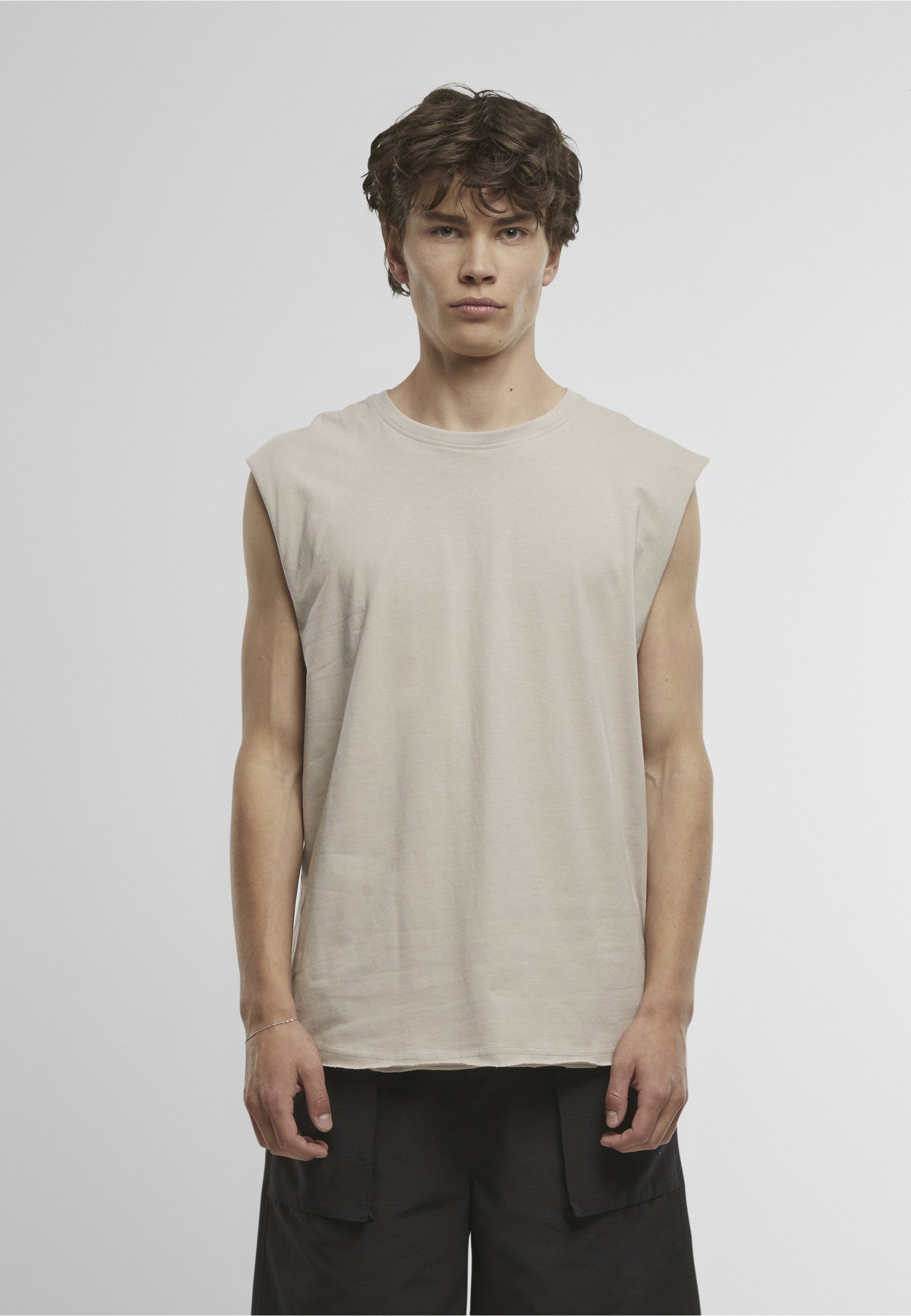 URBAN CLASSICS T-Shirt Urban Classics Herren Open Edge Sleeveless Tee (1-tlg) – Bild 5 von 5