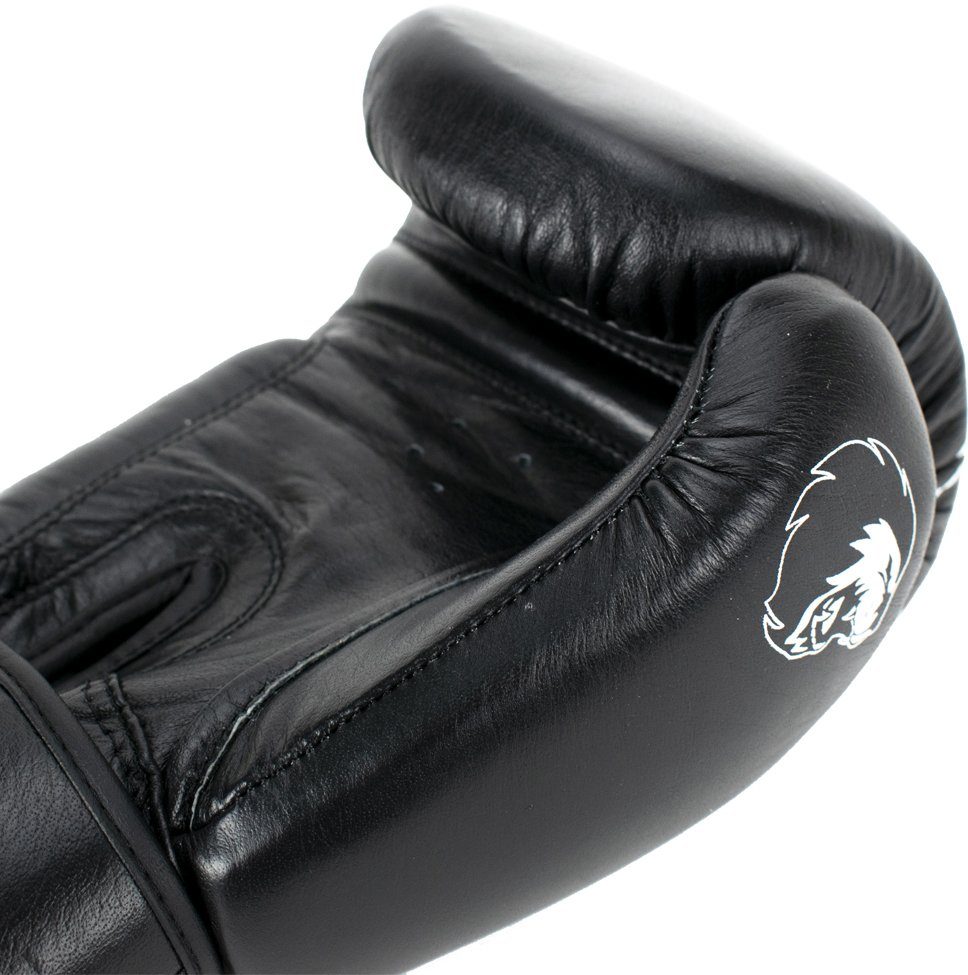 schwarz/weiß Pro Super Boxhandschuhe Warrior