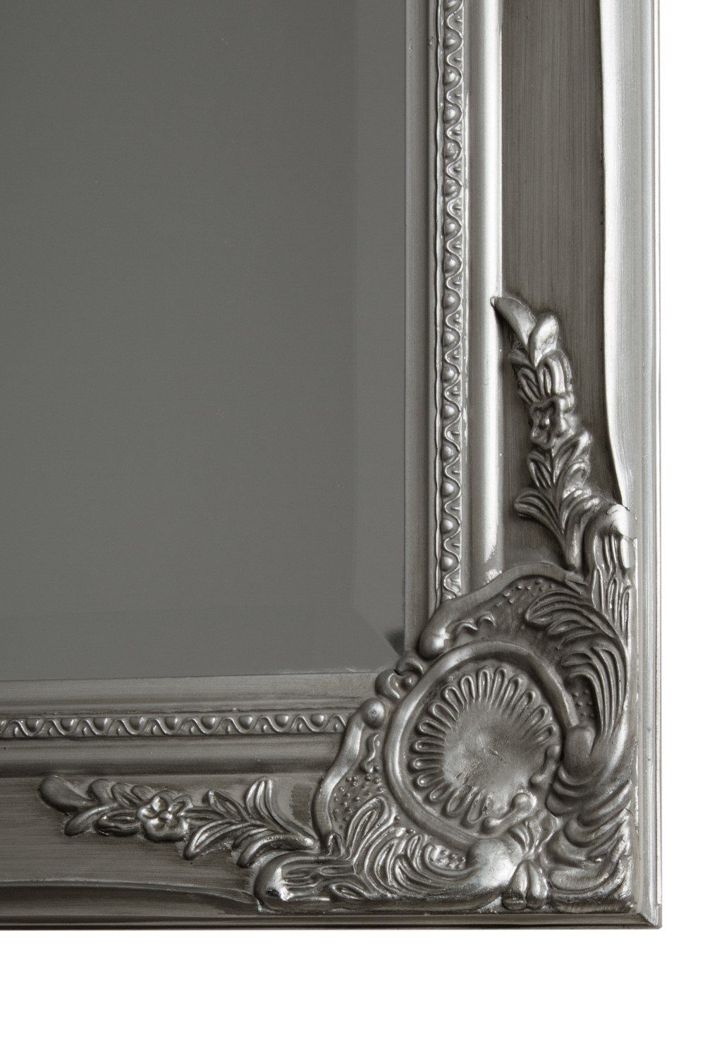 cm Holz, Wandspiegel silber Spiegel: Holz Wandspiegel 82cm barock elbmöbel Spiegel antik 82x62x7 Barock