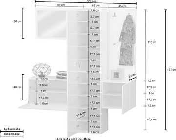 INOSIGN Garderoben-Set Kompact, (5-St)