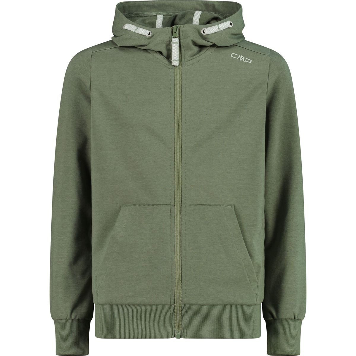 CMP Fleecejacke KID G Jacket FIX Hood Vielseitiges Sweatshirt aus Baumwoll-Stretch für Kinder mit Kapuze