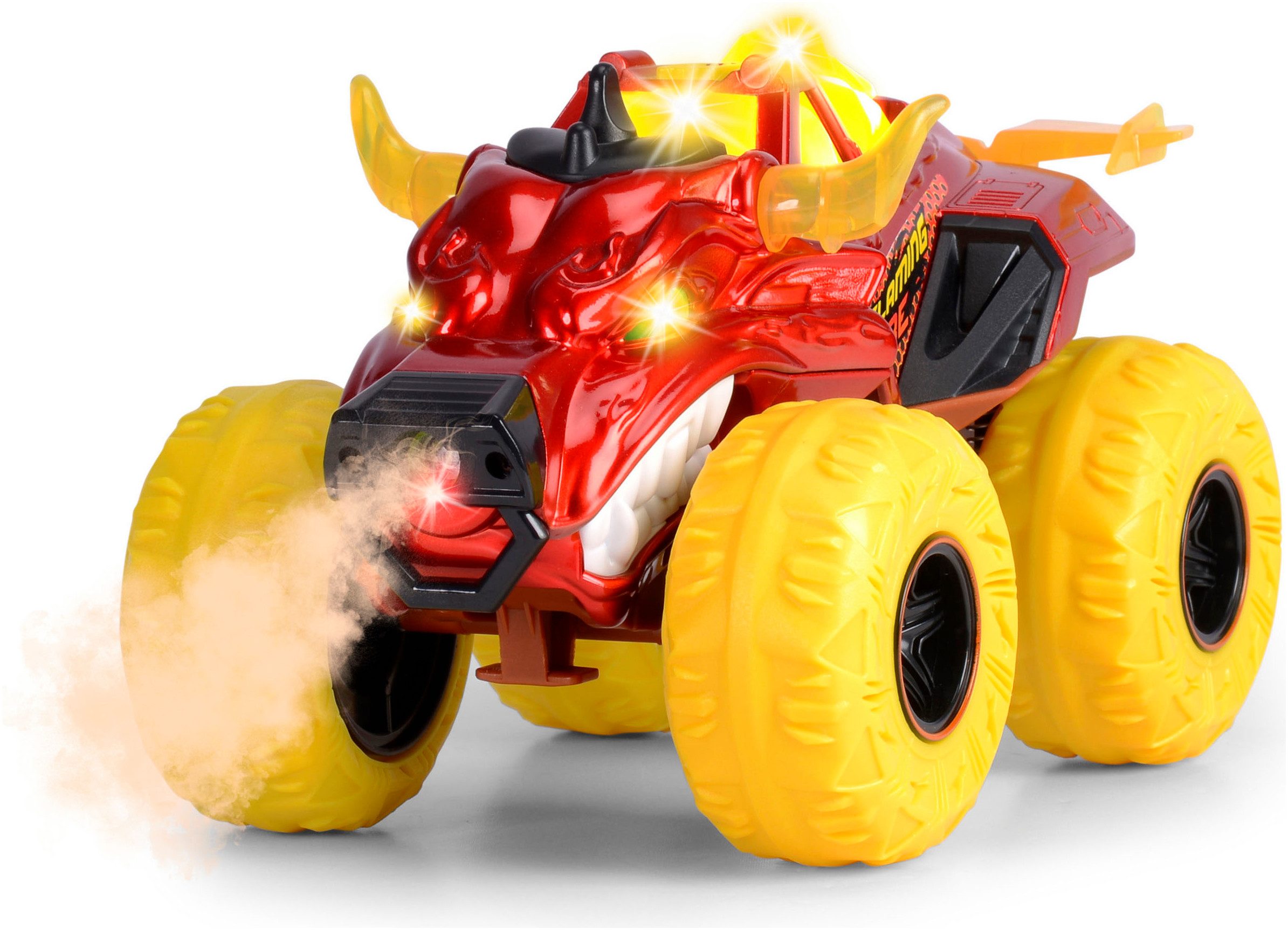 Dickie Toys Spielzeug-Monstertruck Flaming Fire Monster, mit Licht und Soun günstig online kaufen
