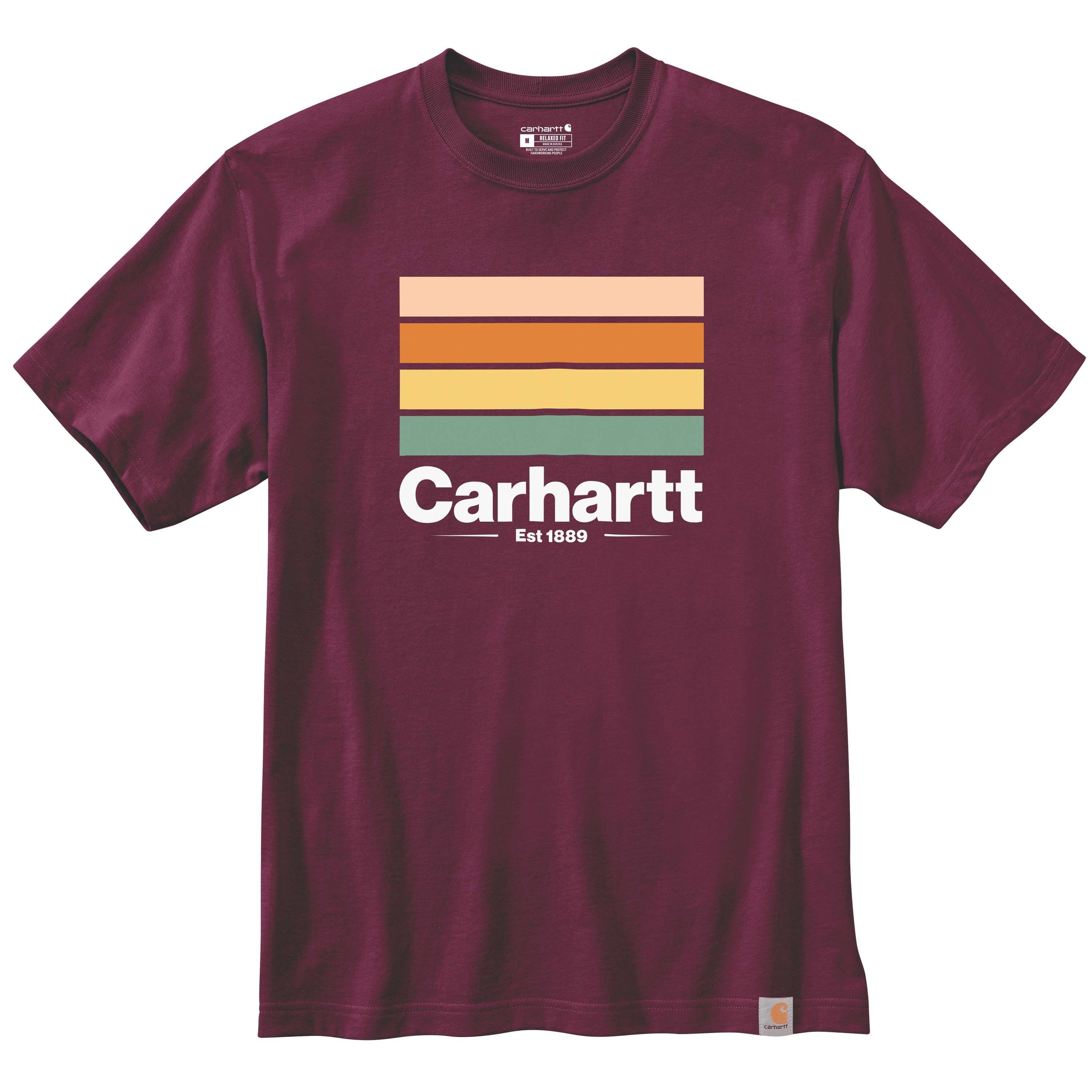 Carhartt T-Shirt Carhartt LINE GRAPHIC S/S T-SHIRT 105910 (1-tlg) port
