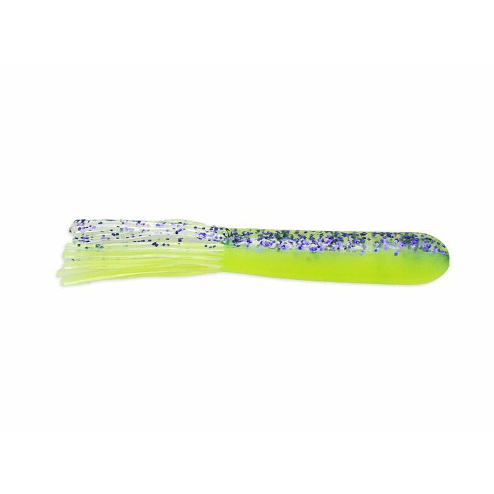 Gambler Lures Kunstköder, Reins - BA Edition - Legend Tube 8,6cm Purple Chartreuse 6Stk. Fransenköder